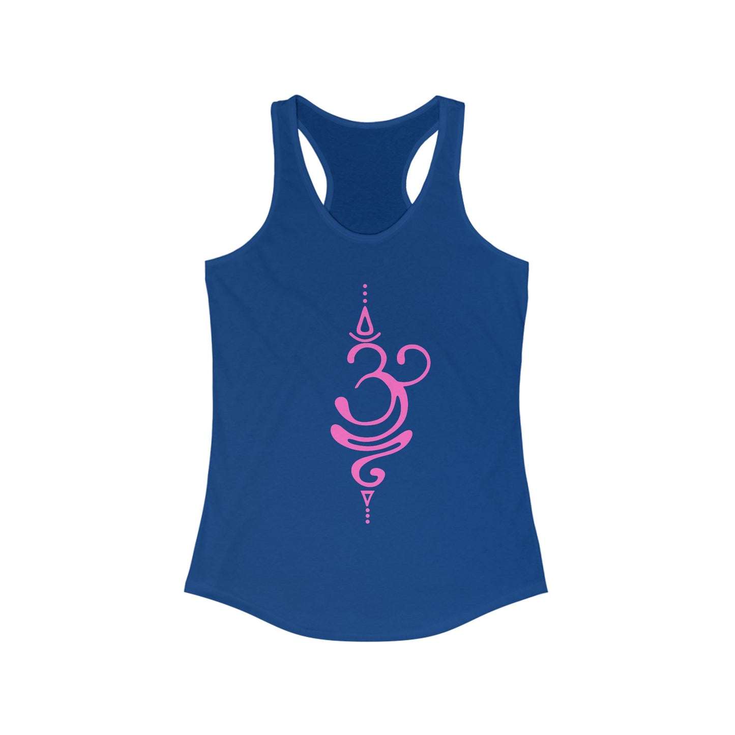 "Sacred Style" Racerback Tank - Modern Om Symbol for Yoga & Everyday Zen