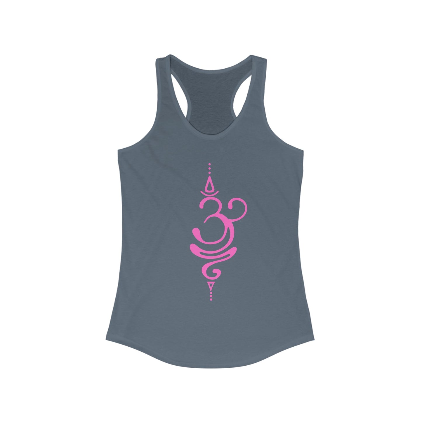 "Sacred Style" Racerback Tank - Modern Om Symbol for Yoga & Everyday Zen