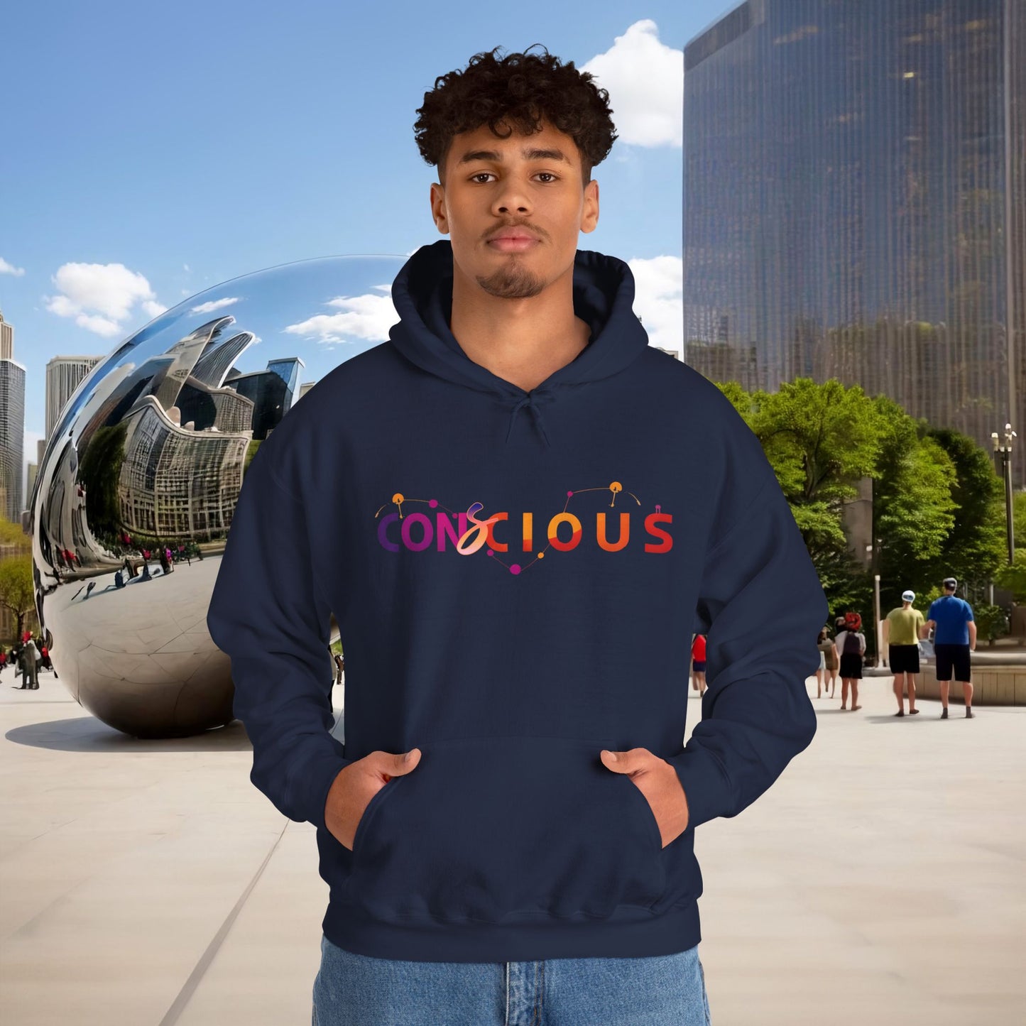 🌙✨ Menaste "CONSCIOUS" — The Presence Hoodie