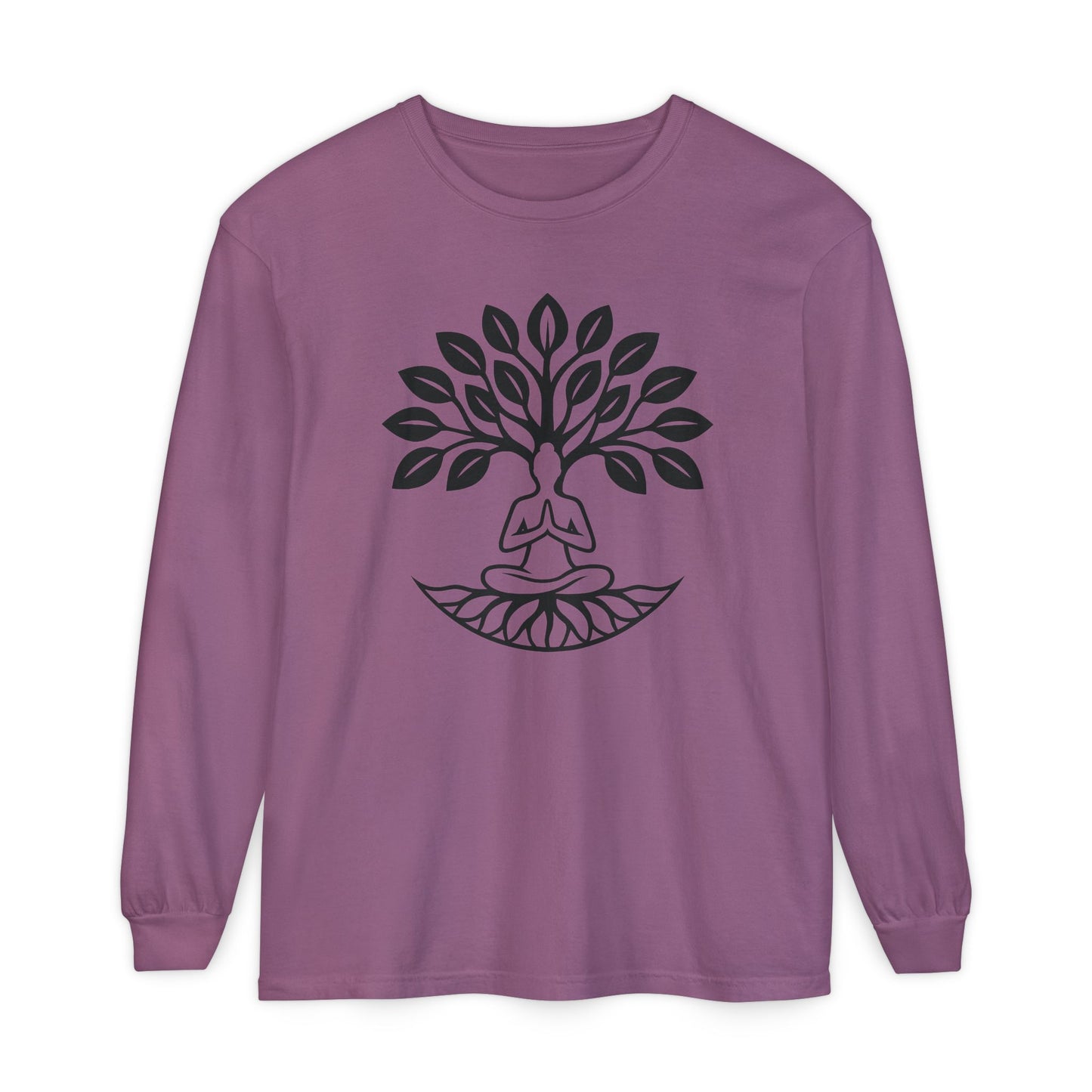 🌳Rooted in Stillness - Tree of Self - Long Sleeve Tee