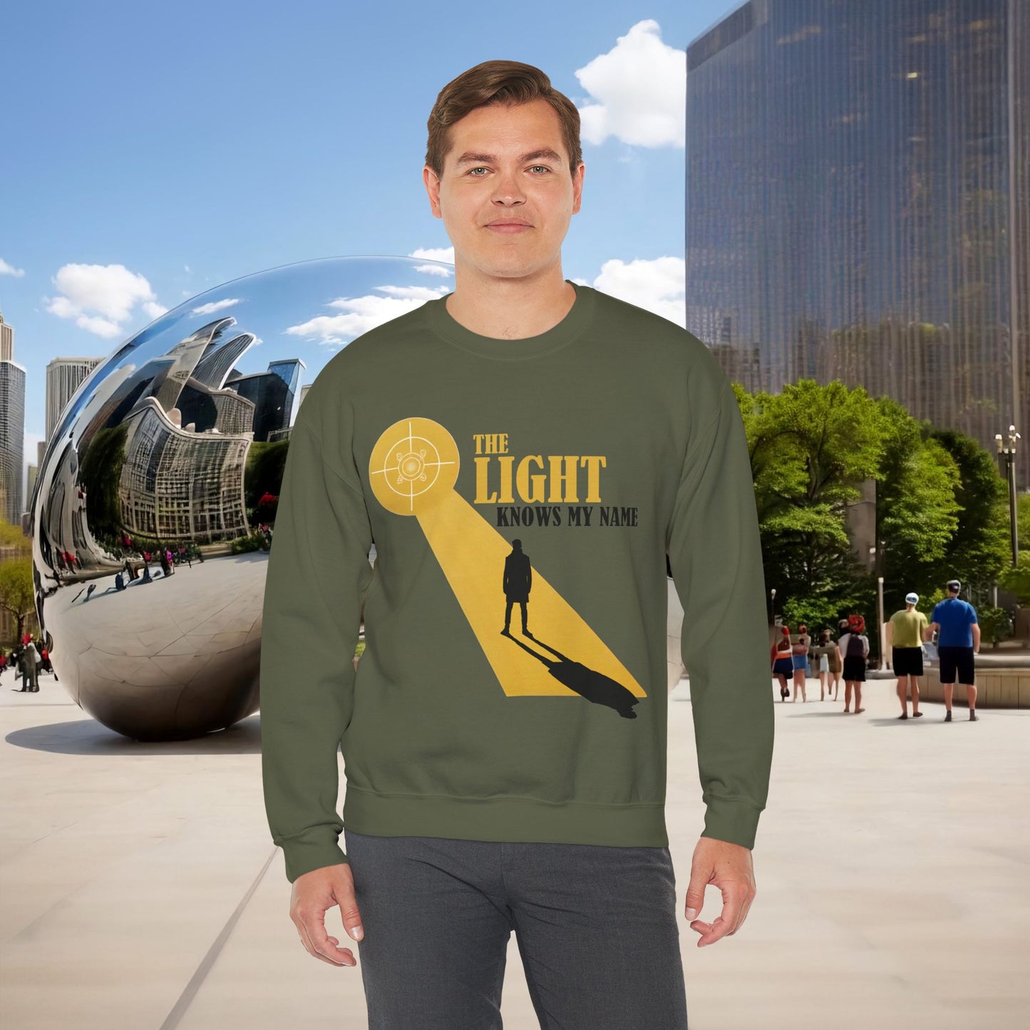 ☀️ Menaste "THE LIGHT KNOWS MY NAME" — Awakening Sweatshirt