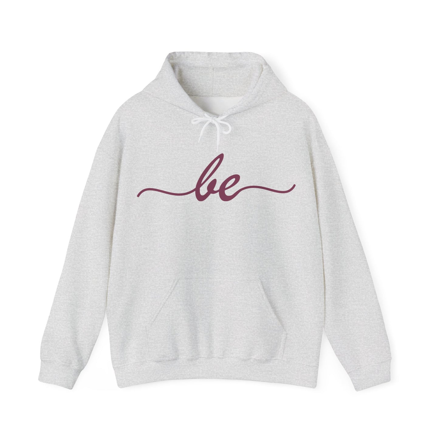 ✨"BE" - A Minimalist Mantra for the Soul Hooded Sweatshirt🌿💫