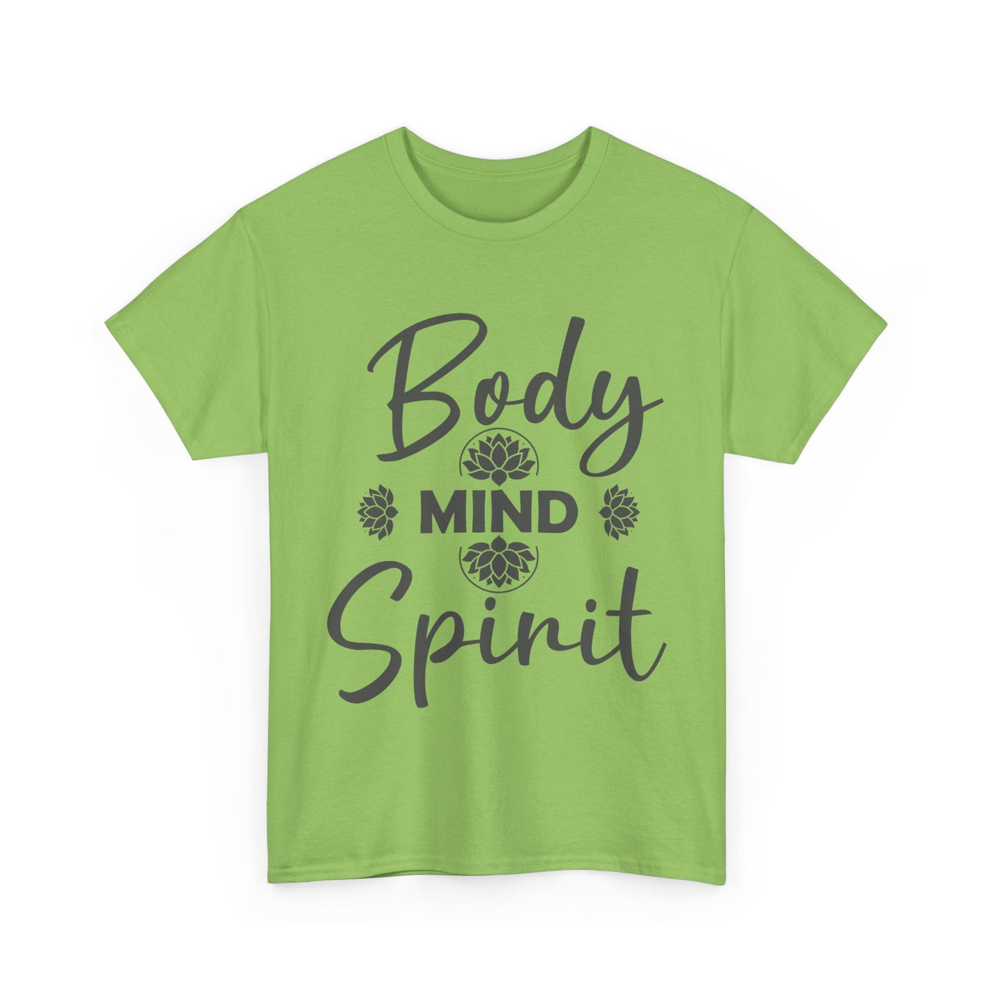"Body • Mind • Spirit" - Align Your Energy Heavy Cotton Tee