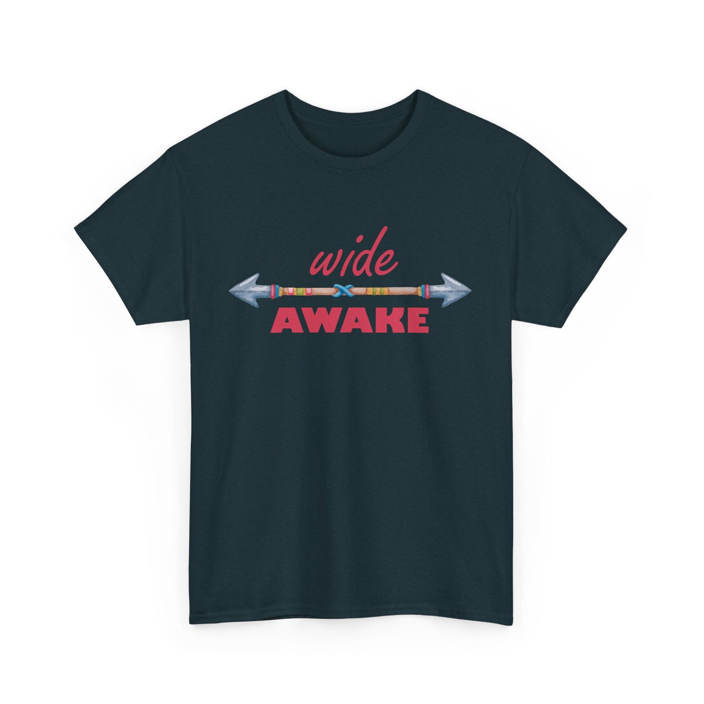 Wide Awake Heavy Cotton Tee - Aligned, Aware, Unstoppable