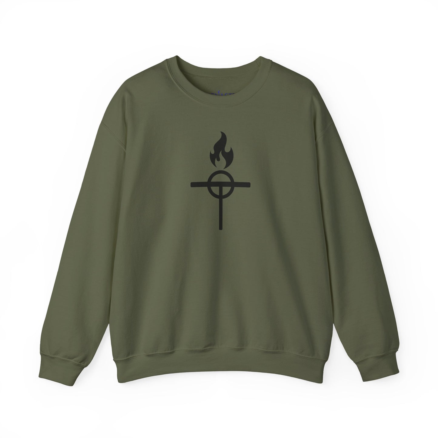 ⚔️ The Warrior Monk Sigil — Menaste Crewneck Sweatshirt (Monastic Edition)