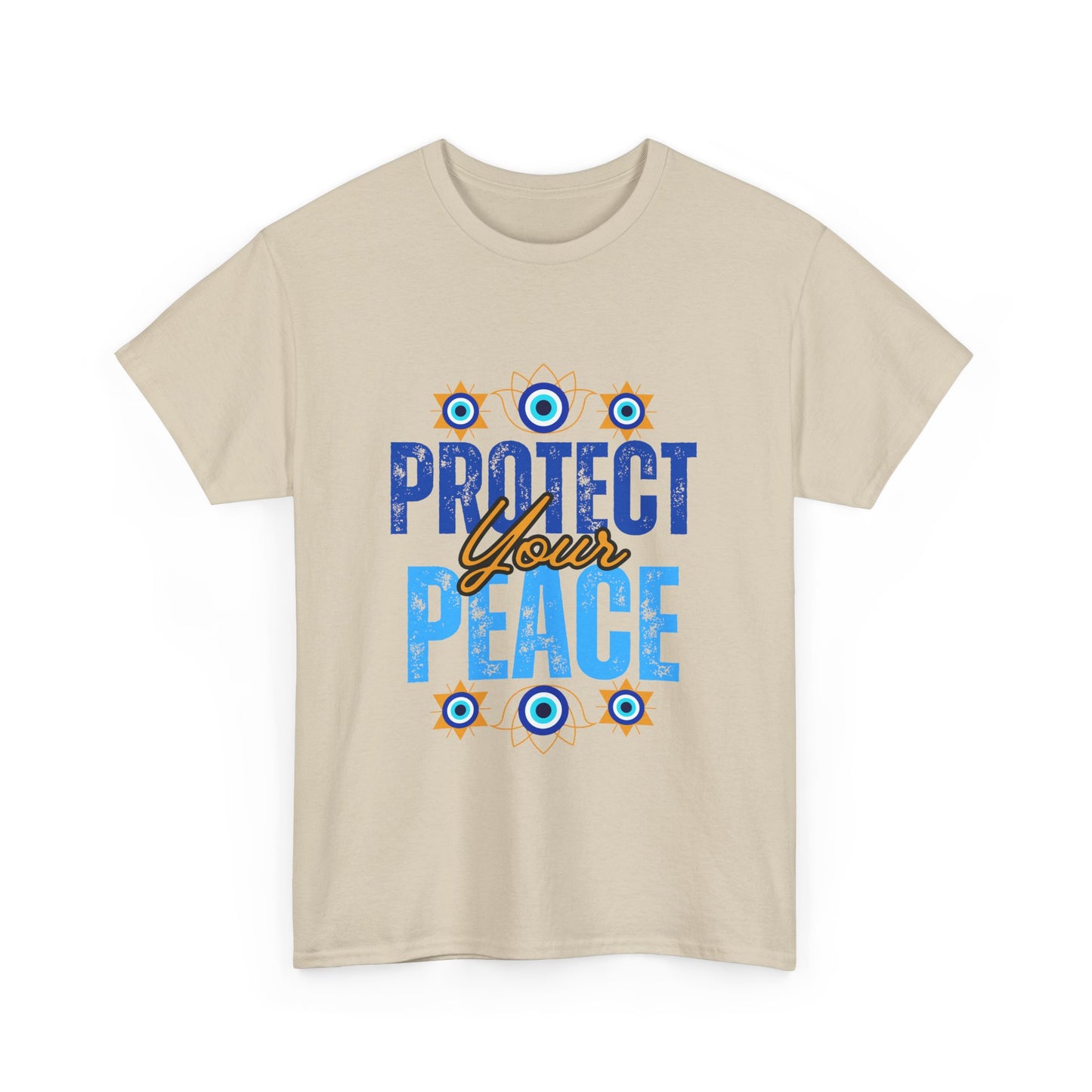 🧿Protect Your Peace Heavy Cotton Tee - Energy Guard in Style