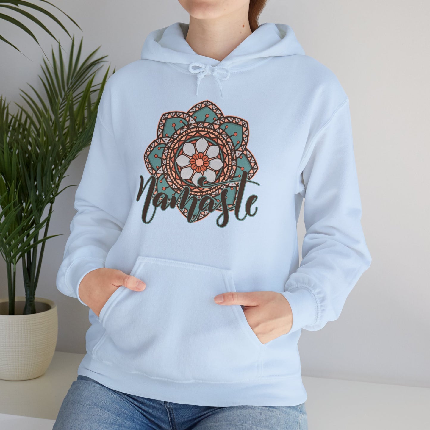 Namaste Hoodie – Wearable Calm & Inner Light🌸🕊️