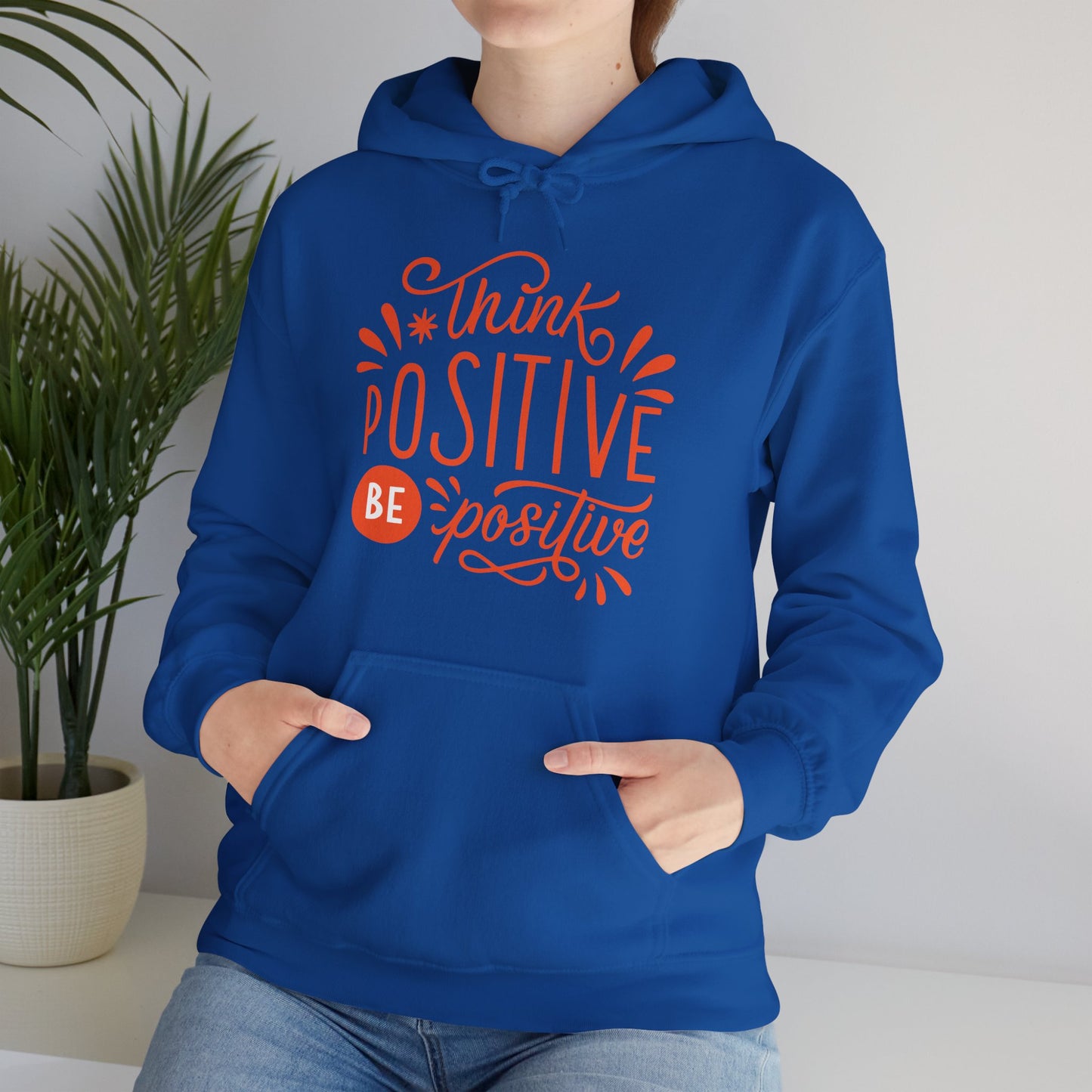 💛Think Positive, Be Positive Hoodie✨🌿