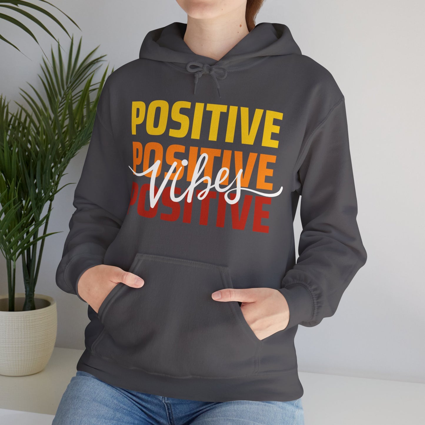 ✨ Positive Vibes - Powerful Motto Hooded Sweatshirt