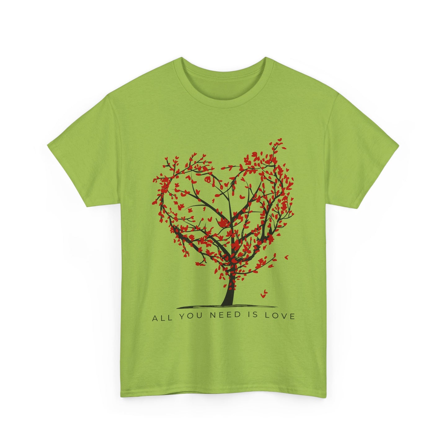 Rooted in Love - “All You Need is Love” - Love Tree Heavy Cotton Tee