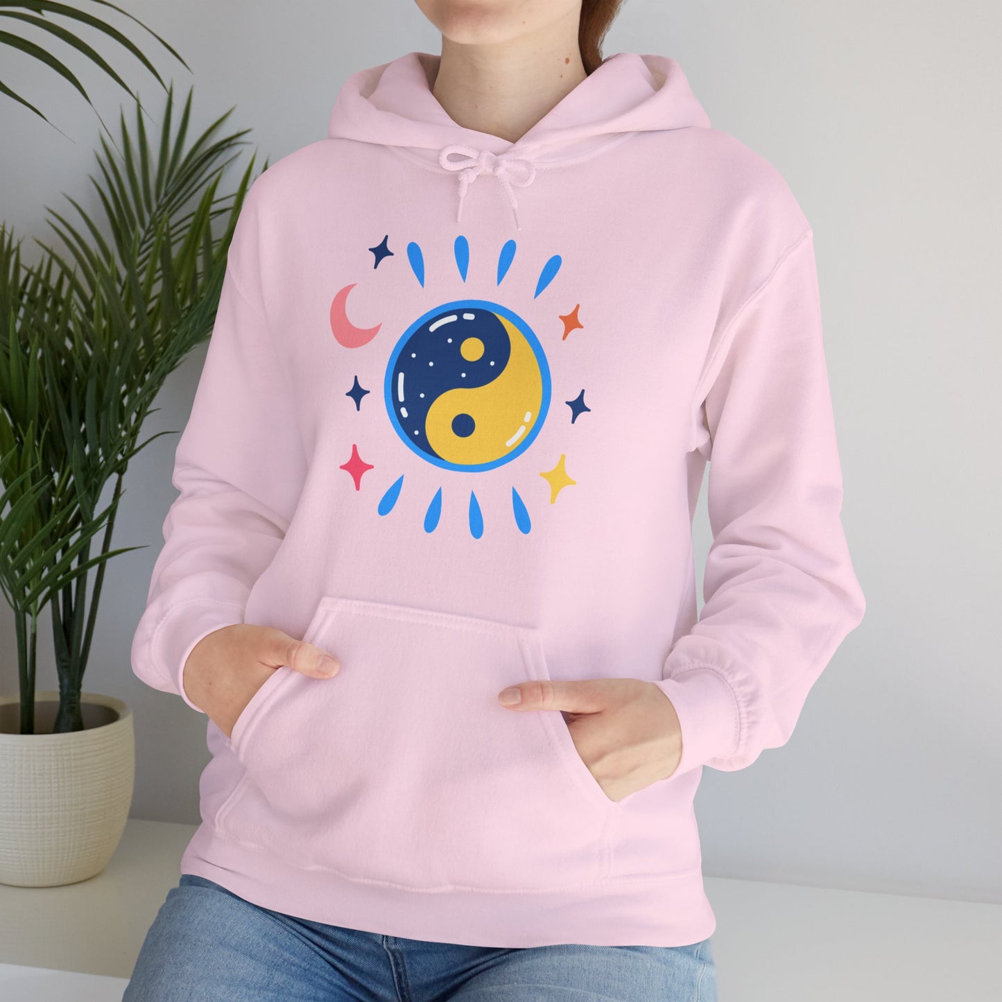 🌙Lunar Balance Hoodie - Wrapped in Cosmic Harmony ✨