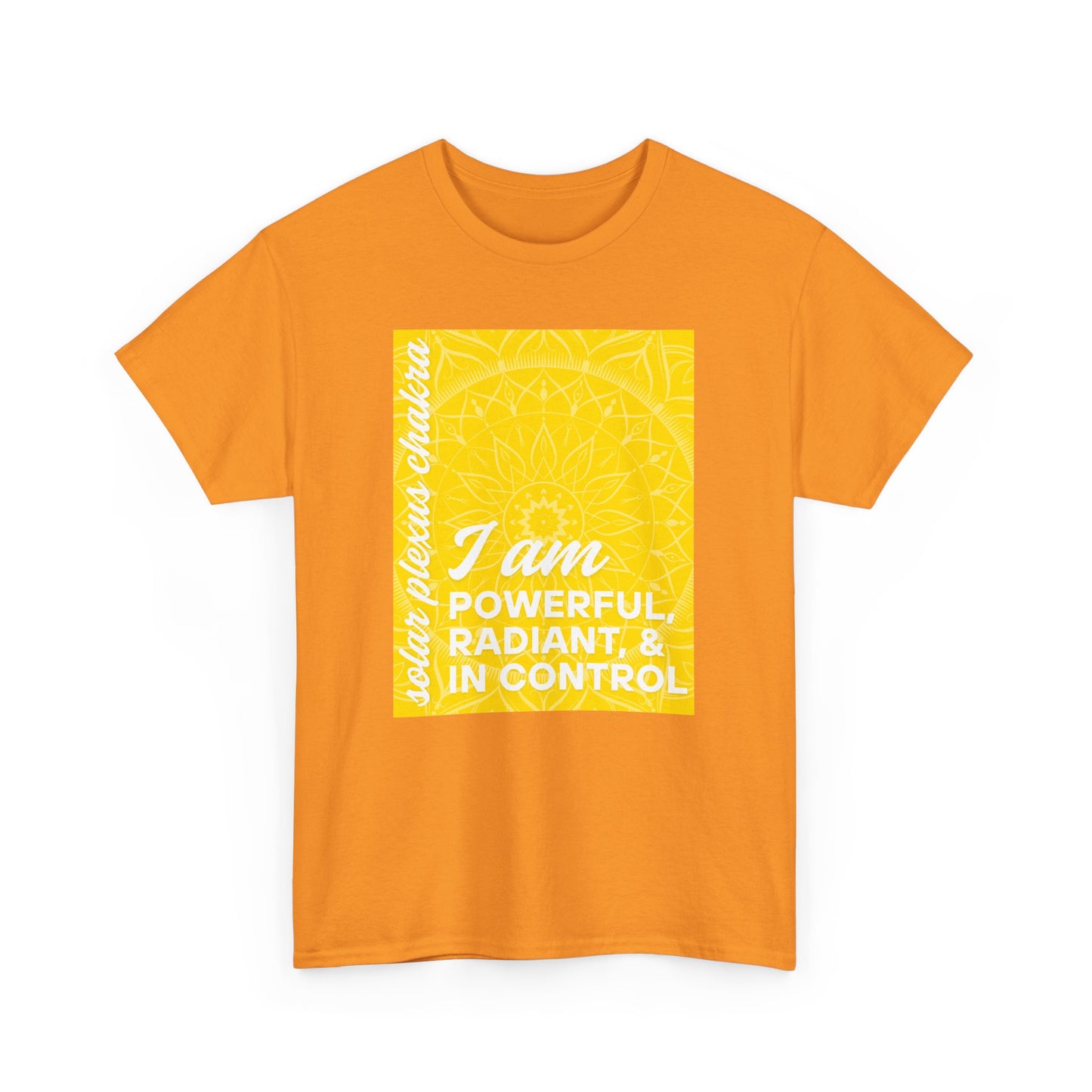 ☀️Radiant Power Heavy Cotton Tee - Own Your Inner Fire