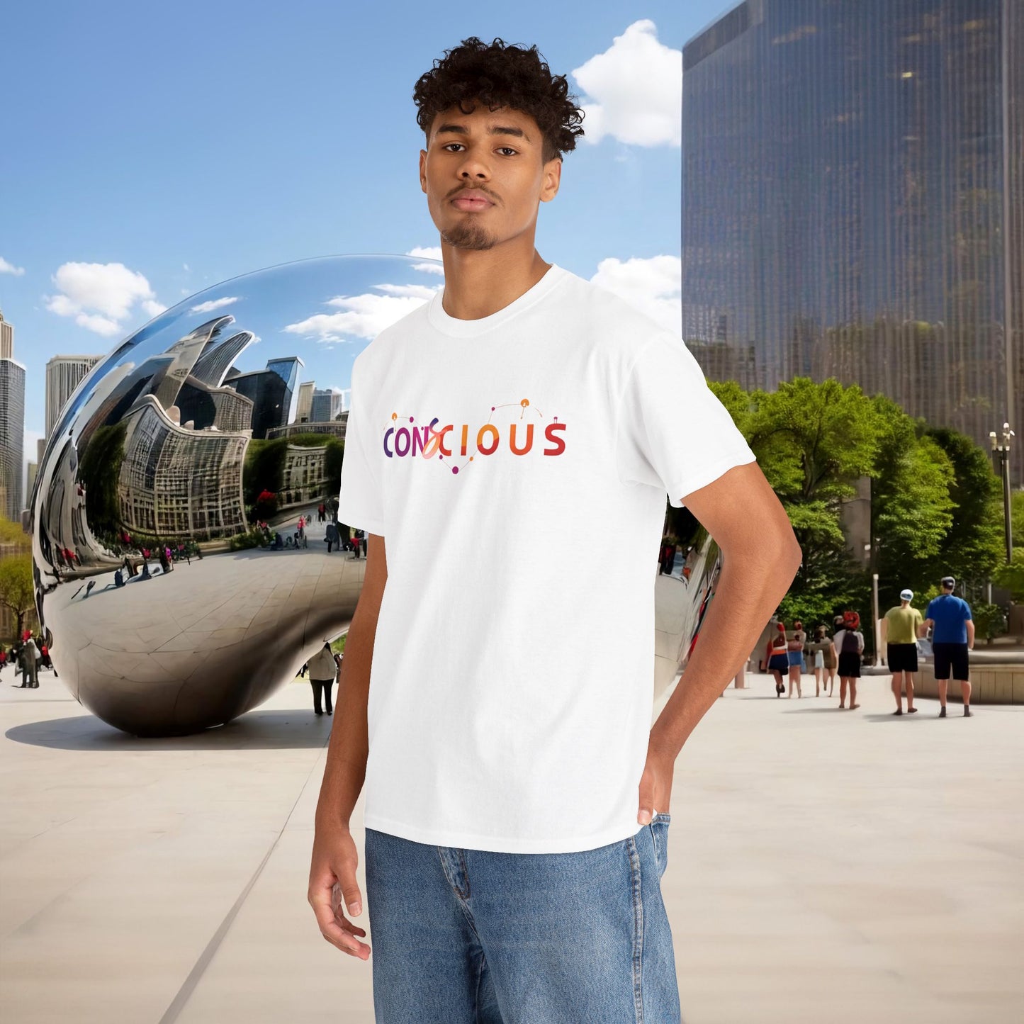 🌙✨ CONSCIOUS — The Presence Menaste T-shirt