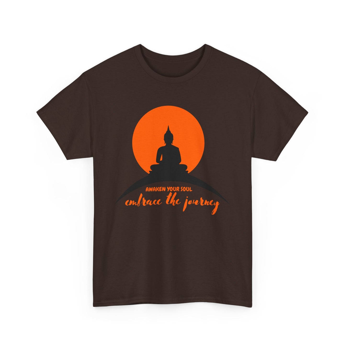 "Awaken Your Soul, Embrace Your Journey" Heavy Cotton Tee