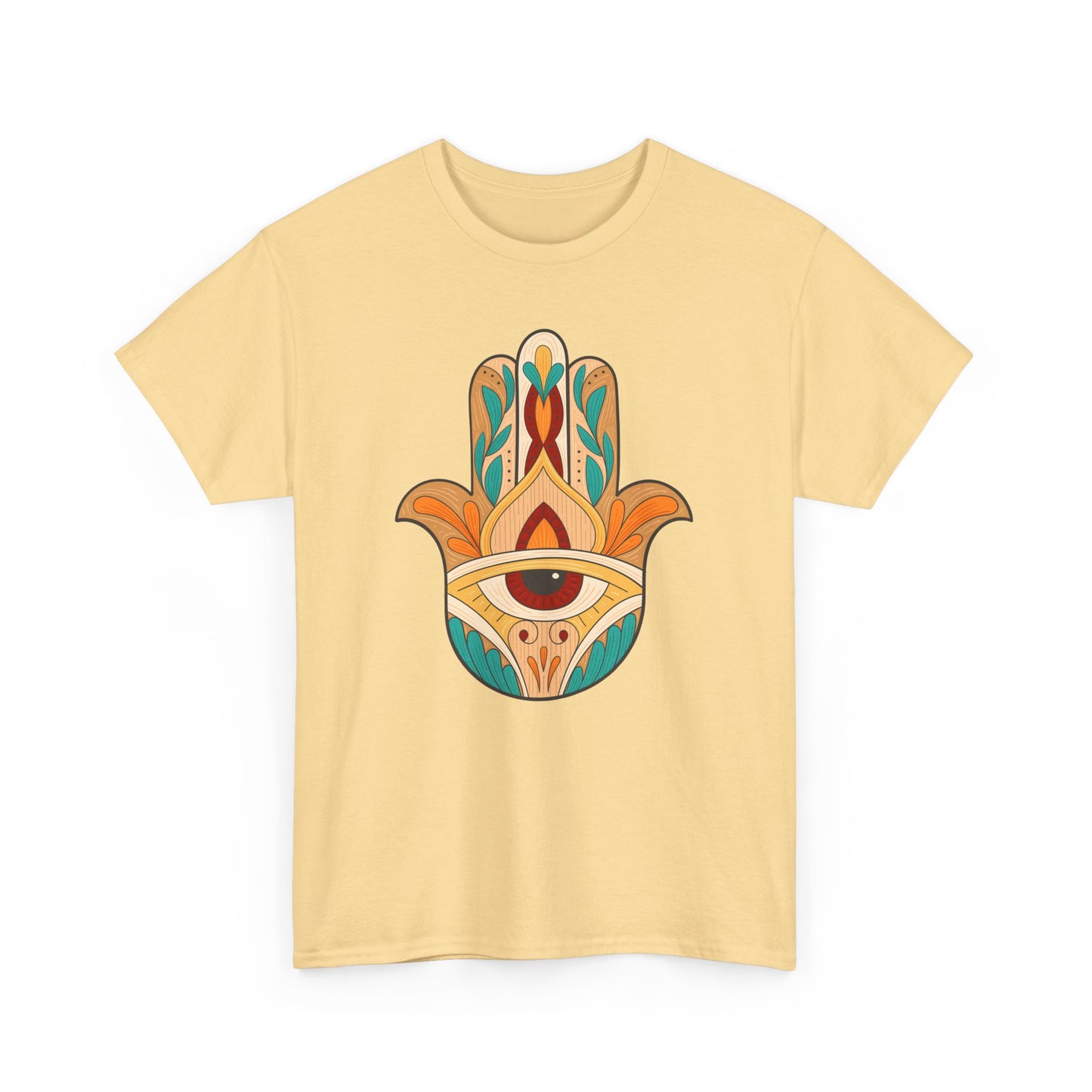 Sacred Shield Heavy Cotton Tee - Protection in Every Step