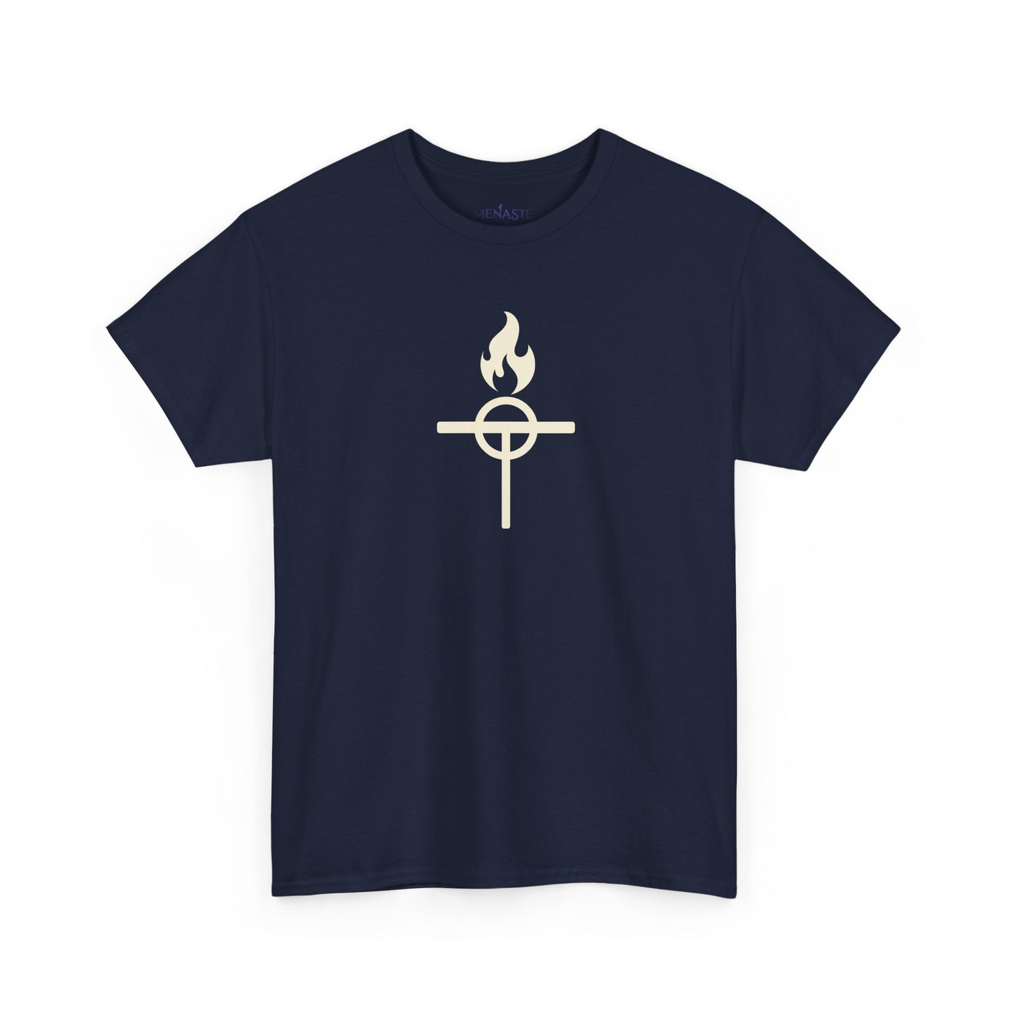 ⚔️ The Warrior Monk Sigil — Menaste Monastic T-Shirt