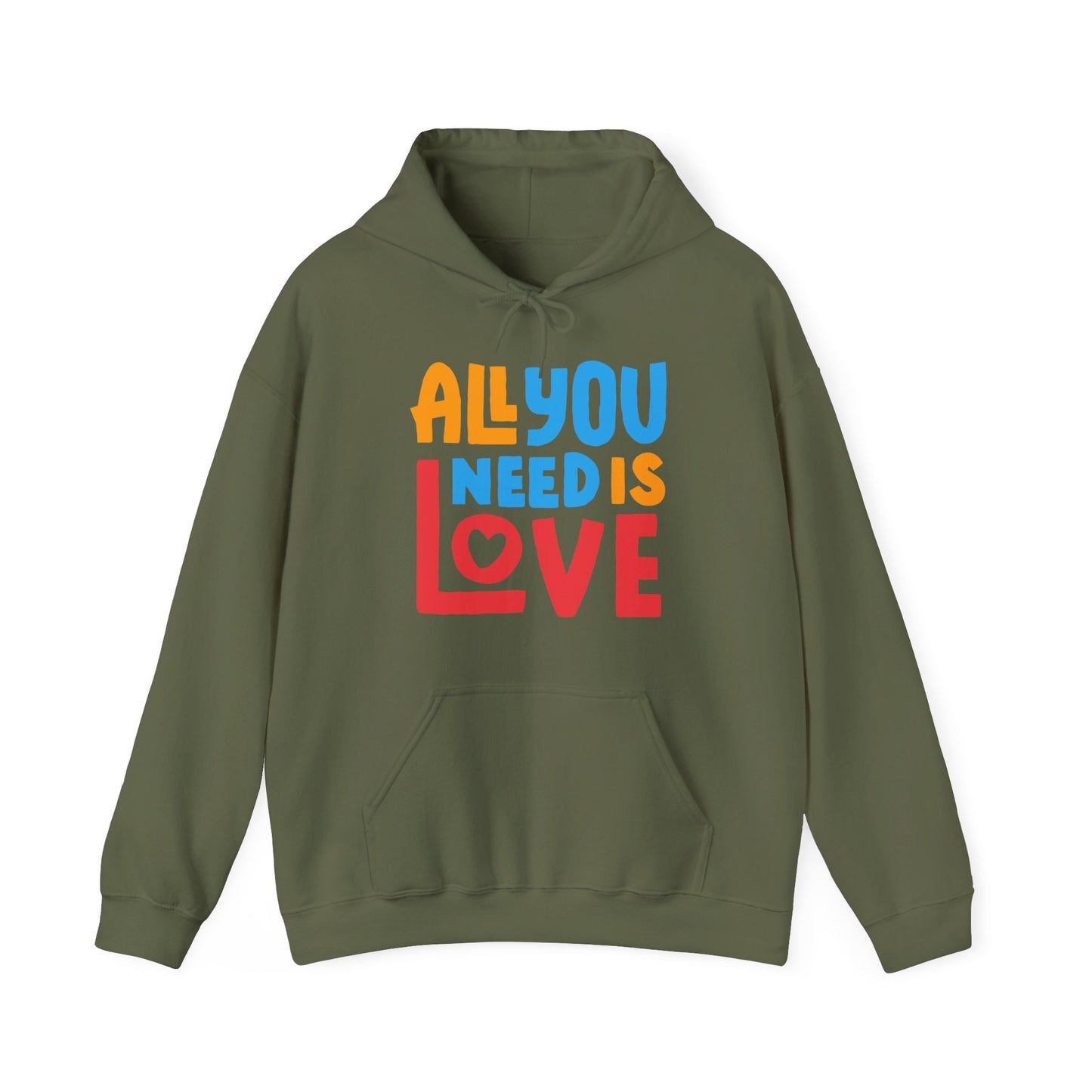 🌈All You Need Is Love Hoodie – Cozy Colorful Reminder of What Matters Most❤️🌈✨