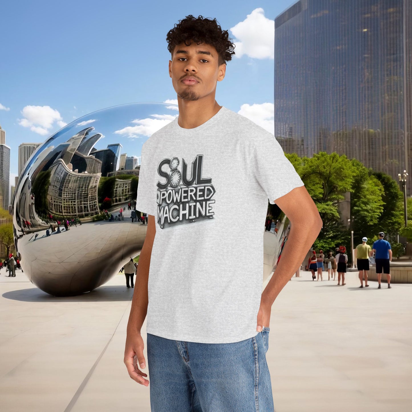 ⚙️ Menaste “Soul Powered Machine” Tee