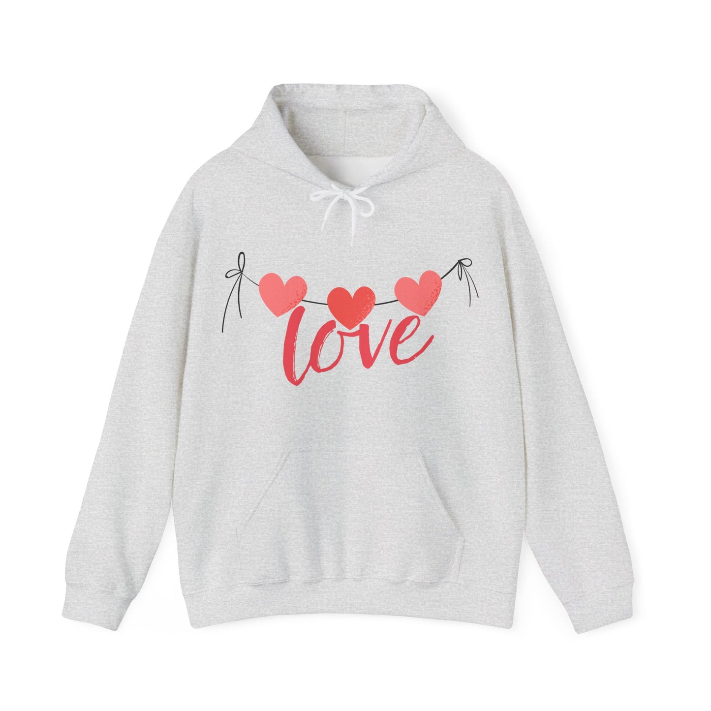 Three hearts, one message - Cozy Hoodie💗💗💗✨