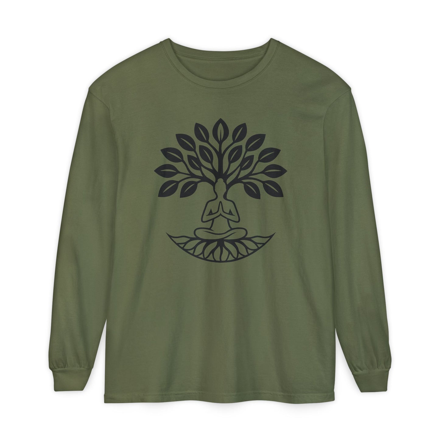 🌳Rooted in Stillness - Tree of Self - Long Sleeve Tee