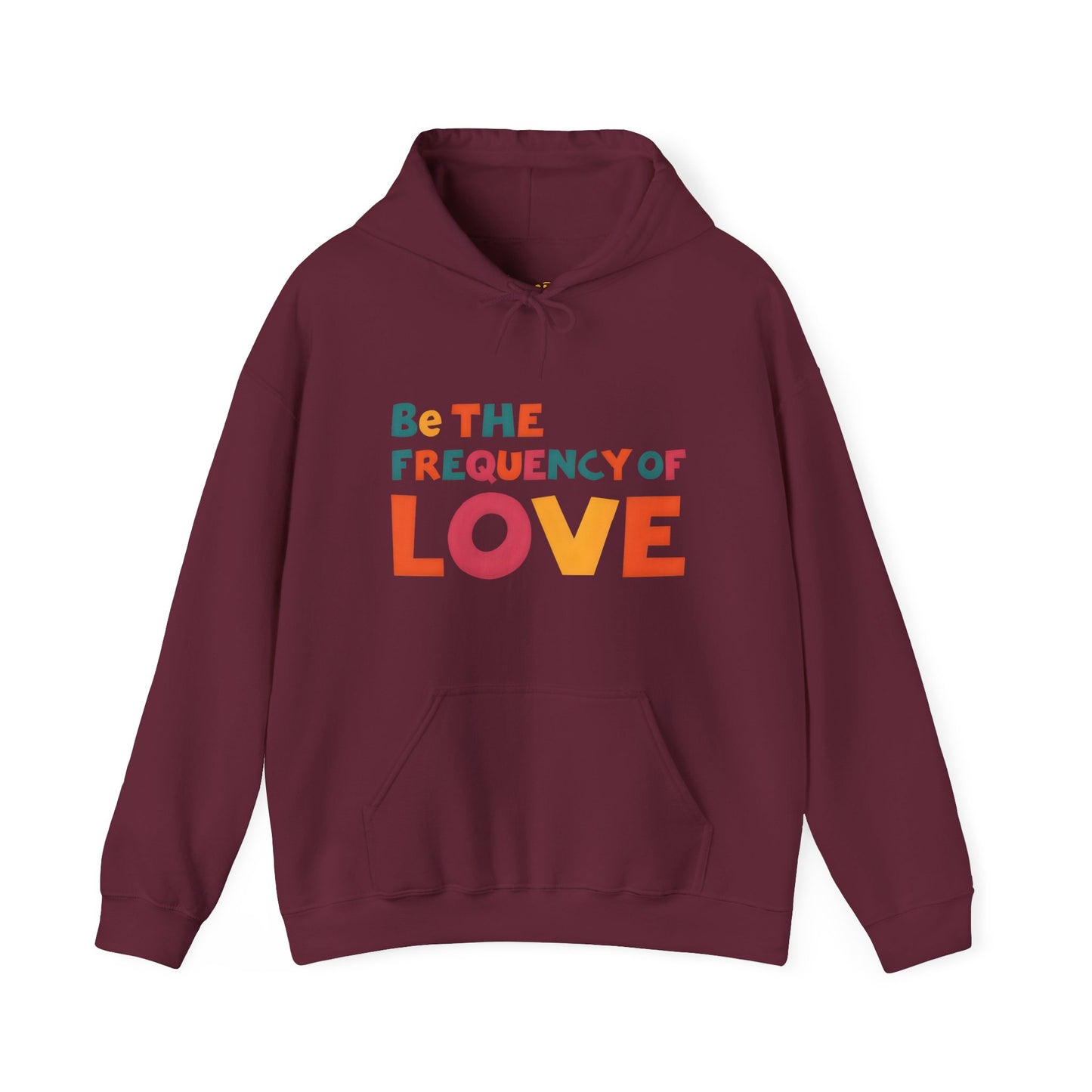 🌠Be the Frequency of Love Hoodie – Colorful Spiritual Vibes | Raise Your Energy Hoodie🌀💖
