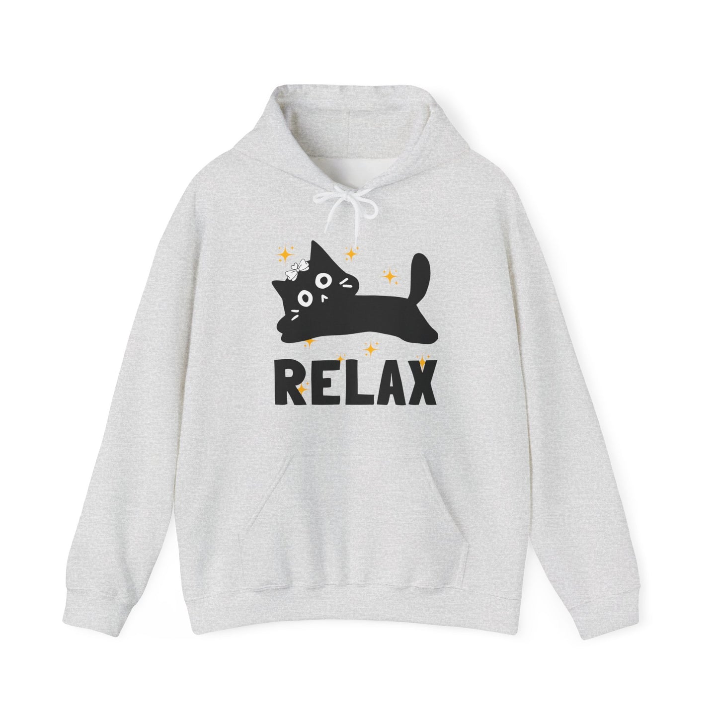 🐱Relax Hoodie — Trust the Divine, Live Like a Cat: Stay In the Moment✨🌿