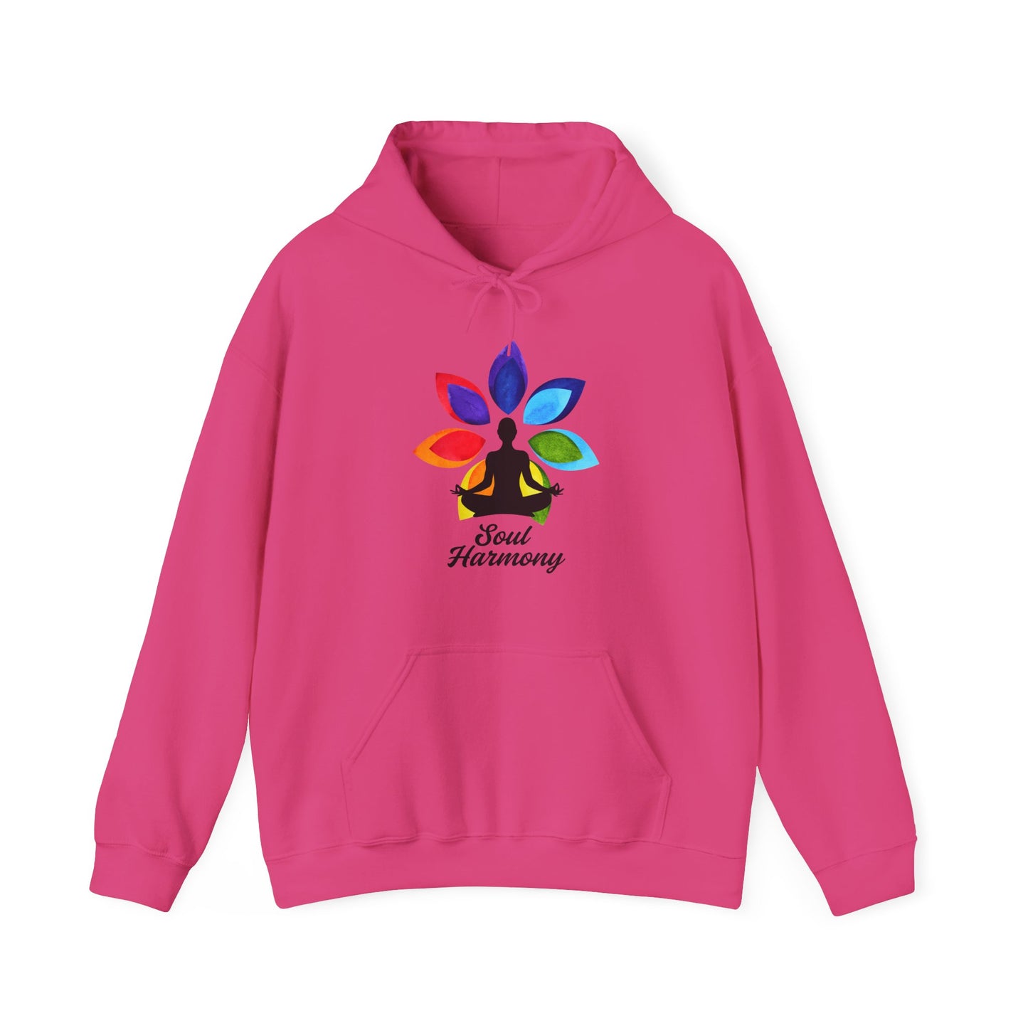 🌸Soul Harmony Hoodie – Meditative Lotus Chakra Alignment🧘‍♀️🌈✨