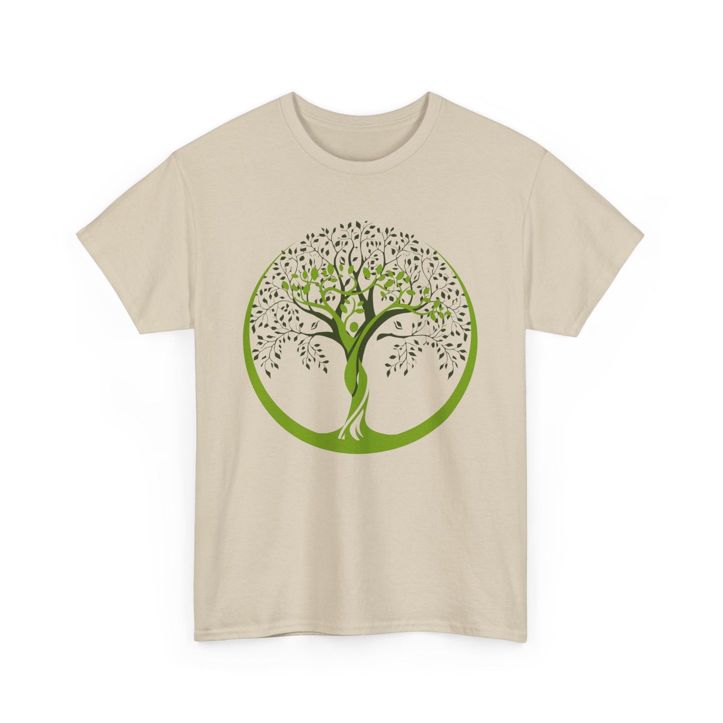 🌿Gaia Rooted Heavy Cotton Tee - She Grows, She Rises, She Becomes