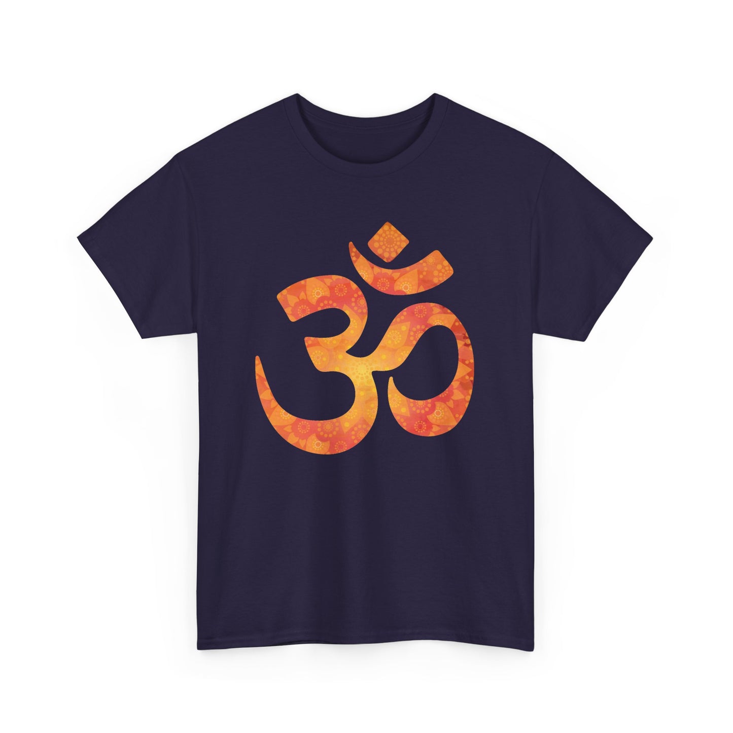 🕉️Sacred Om Mandala Heavy Cotton Tee - Radiate Inner Harmony