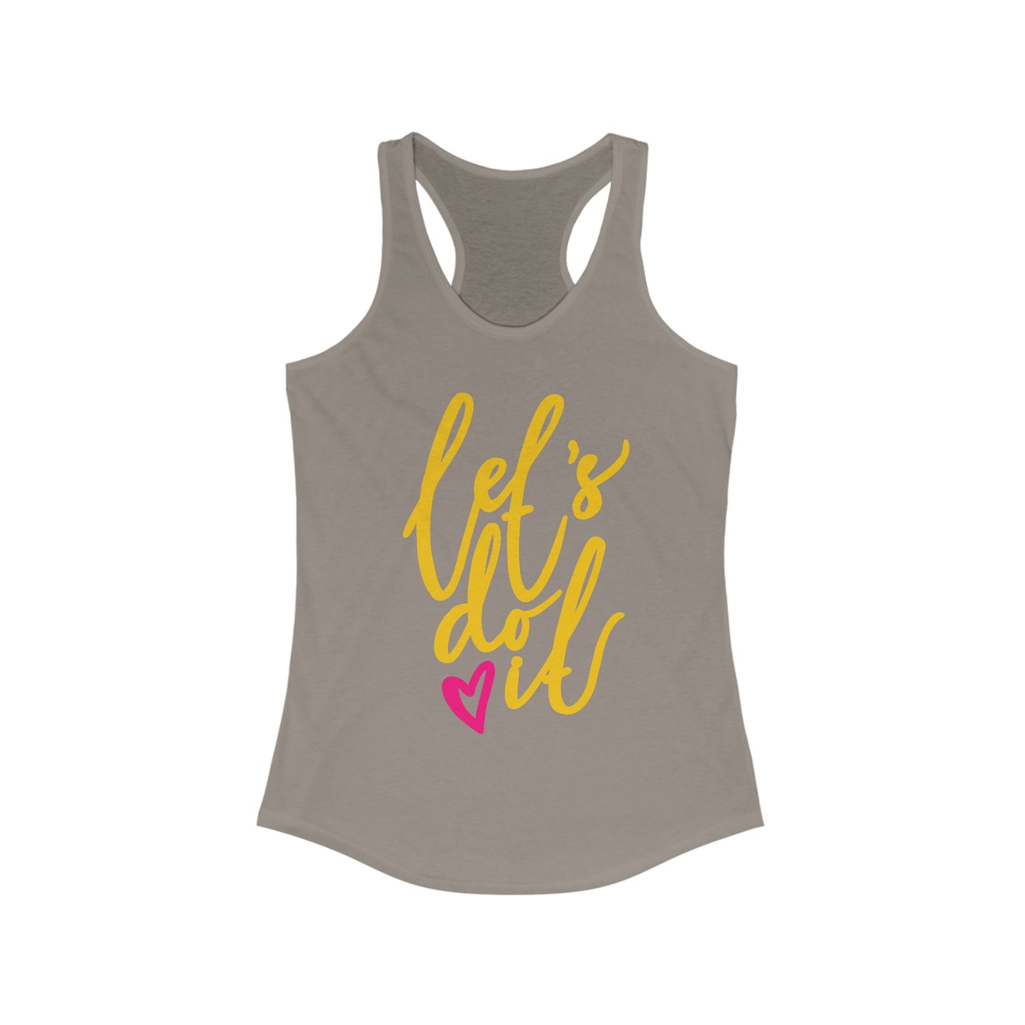 "Let's Do It" - Women's Racerback Tank - Motivation in Motion