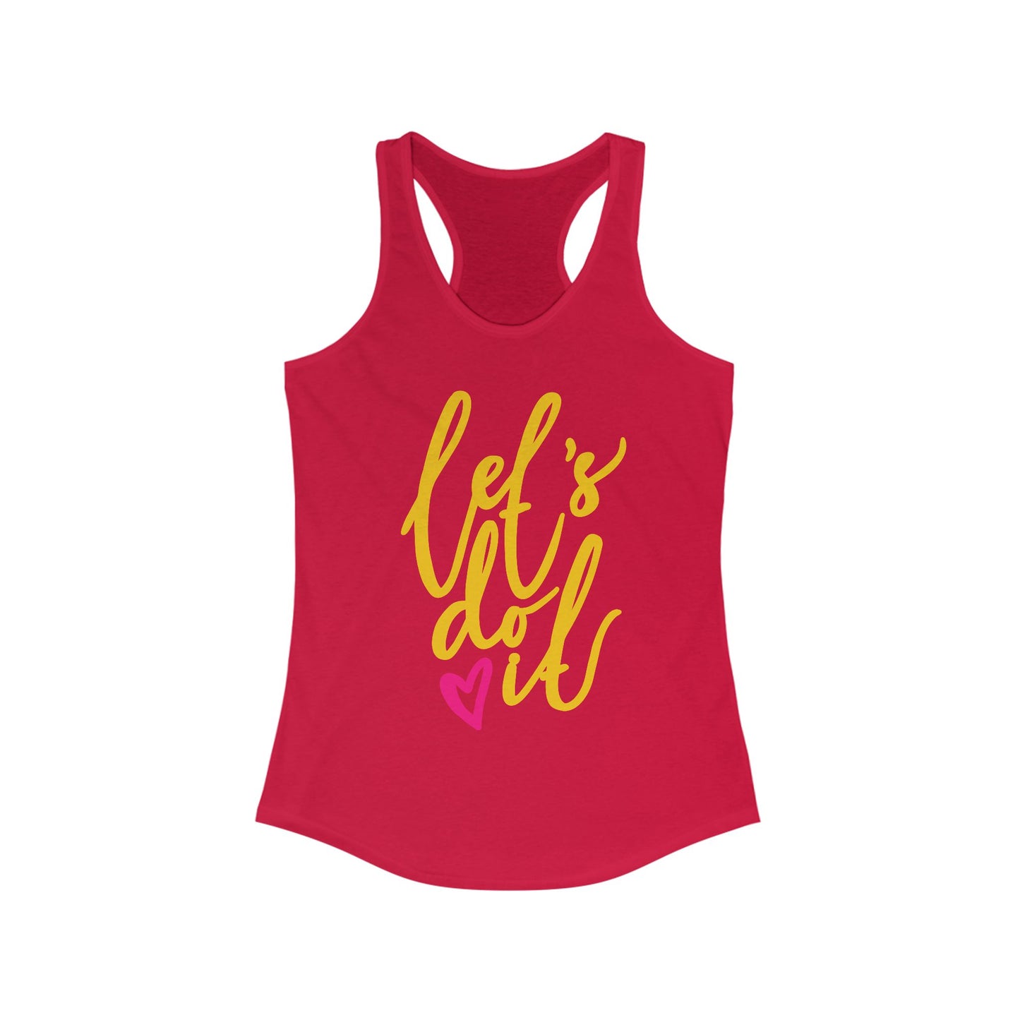 "Let's Do It" - Women's Racerback Tank - Motivation in Motion