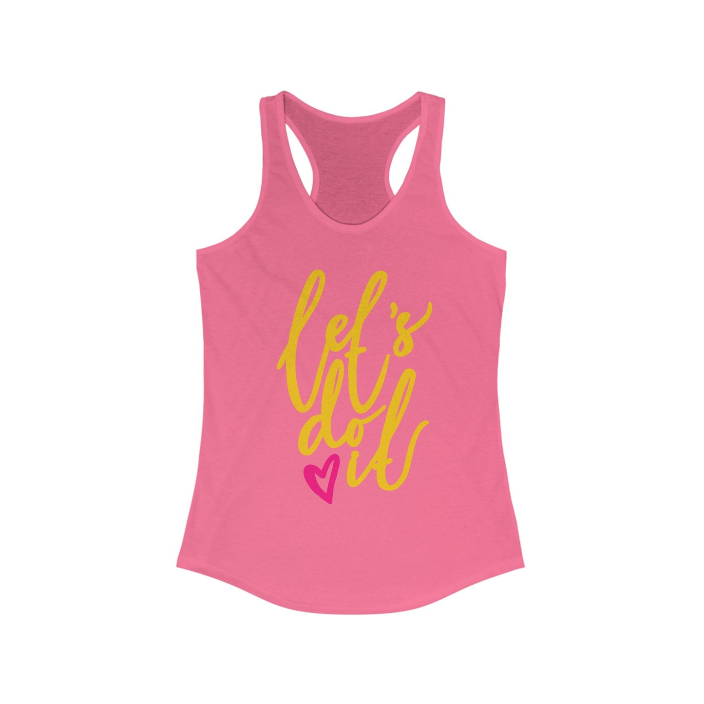 "Let's Do It" - Women's Racerback Tank - Motivation in Motion