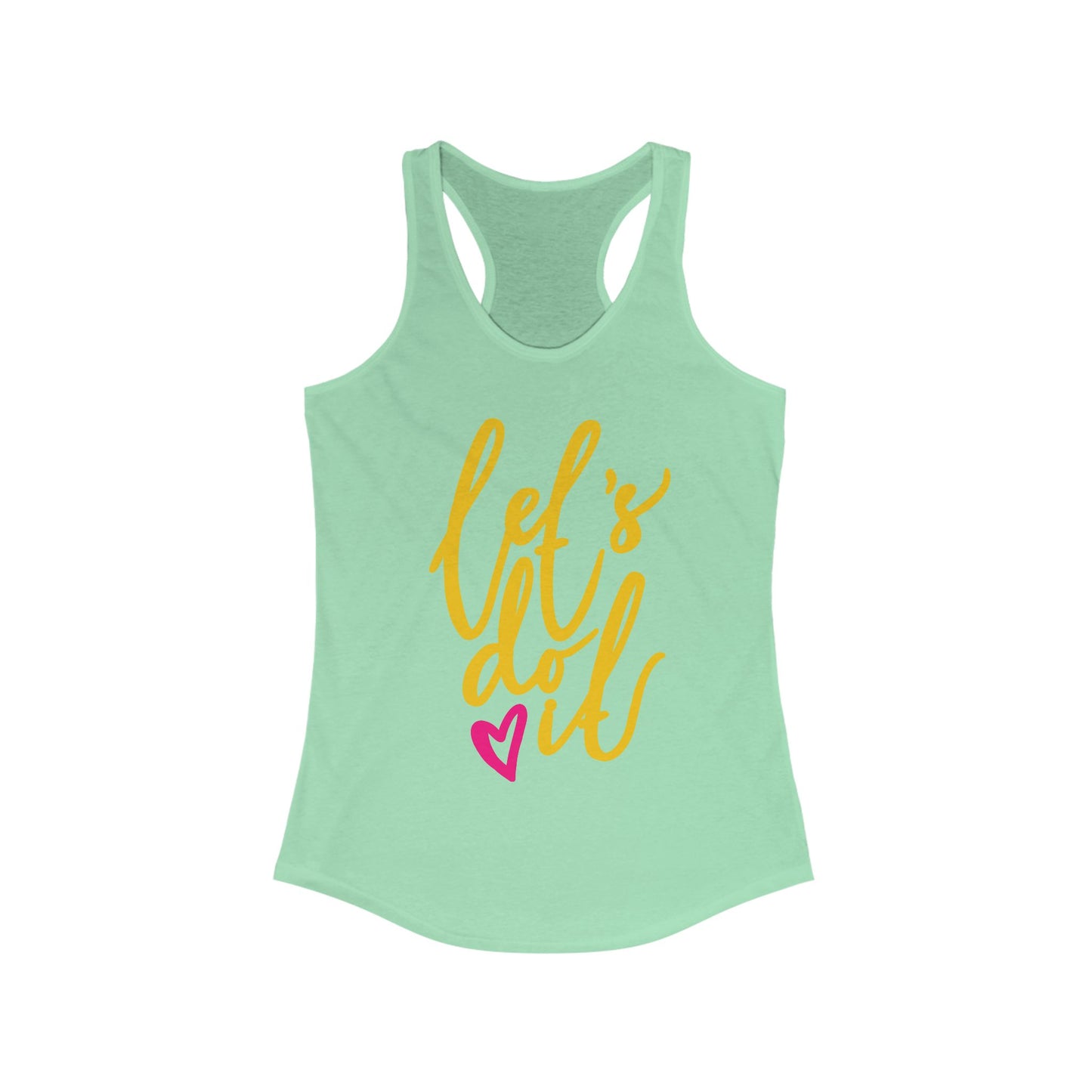 "Let's Do It" - Women's Racerback Tank - Motivation in Motion
