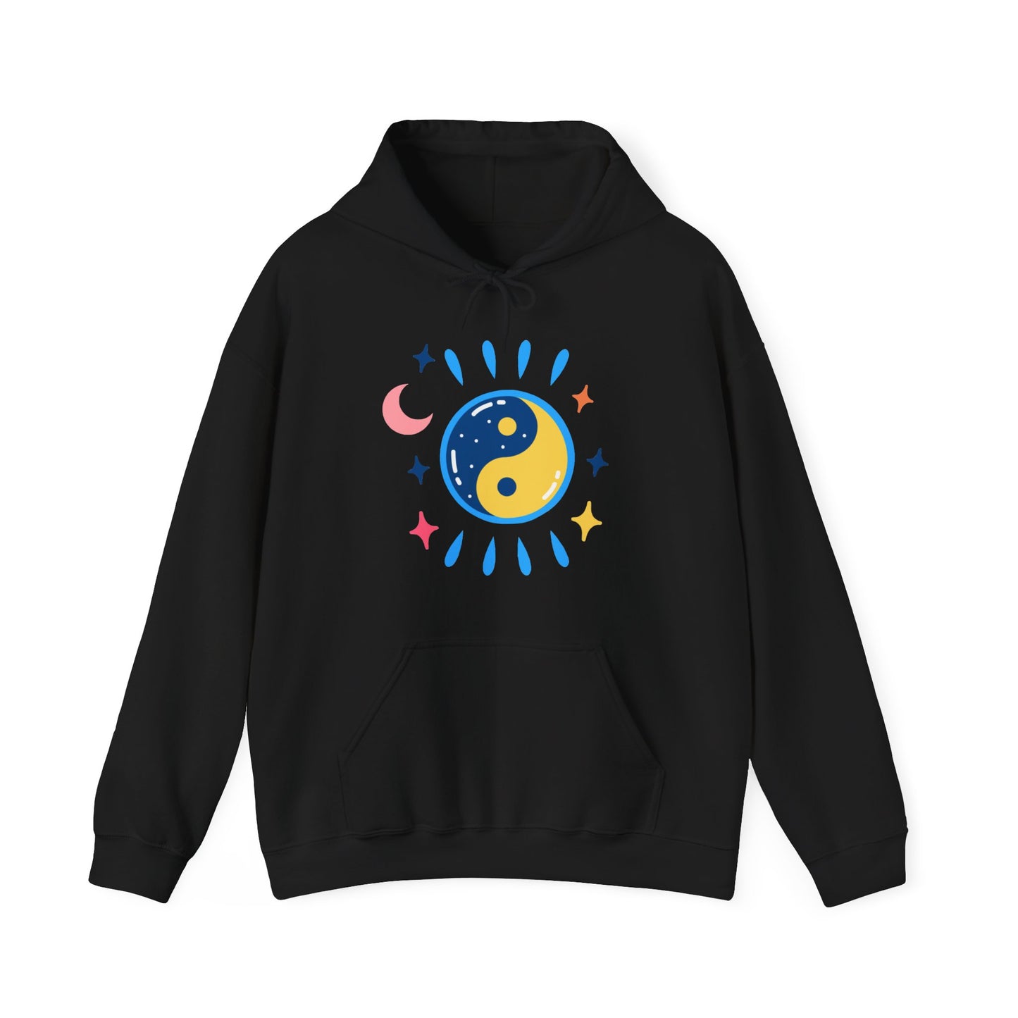 🌙Lunar Balance Hoodie - Wrapped in Cosmic Harmony ✨