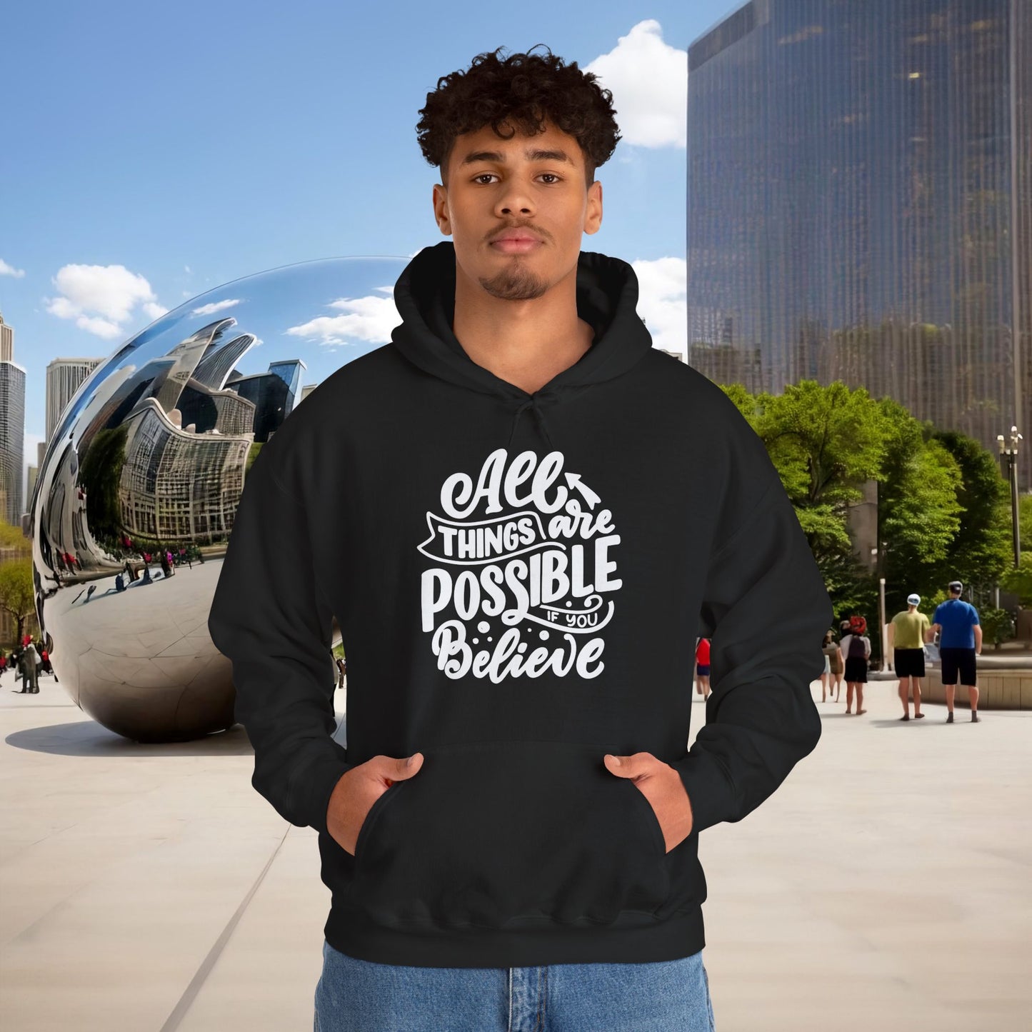 🤍 Menaste "BELIEVE" — Limitless Potential Hoodie