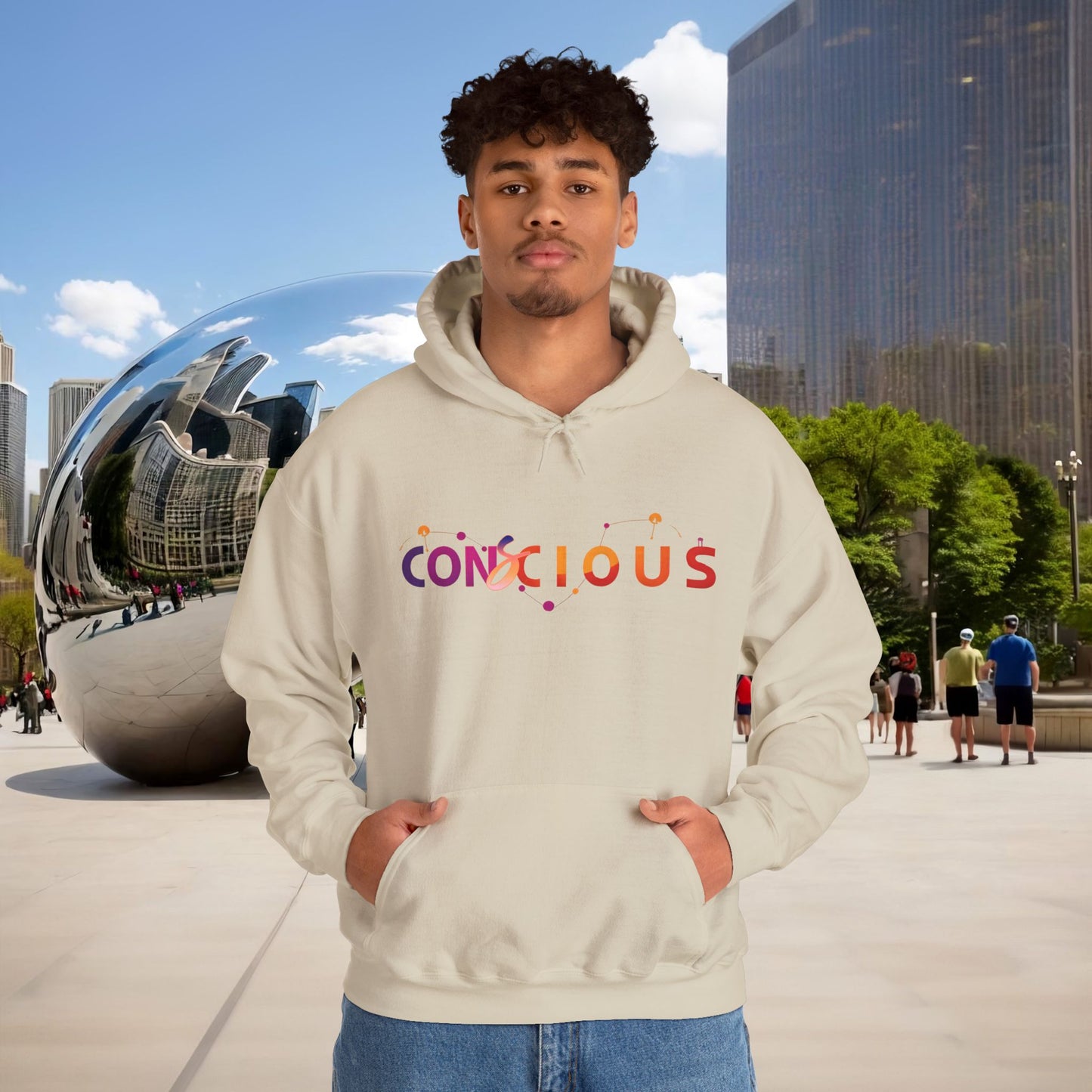 🌙✨ Menaste "CONSCIOUS" — The Presence Hoodie