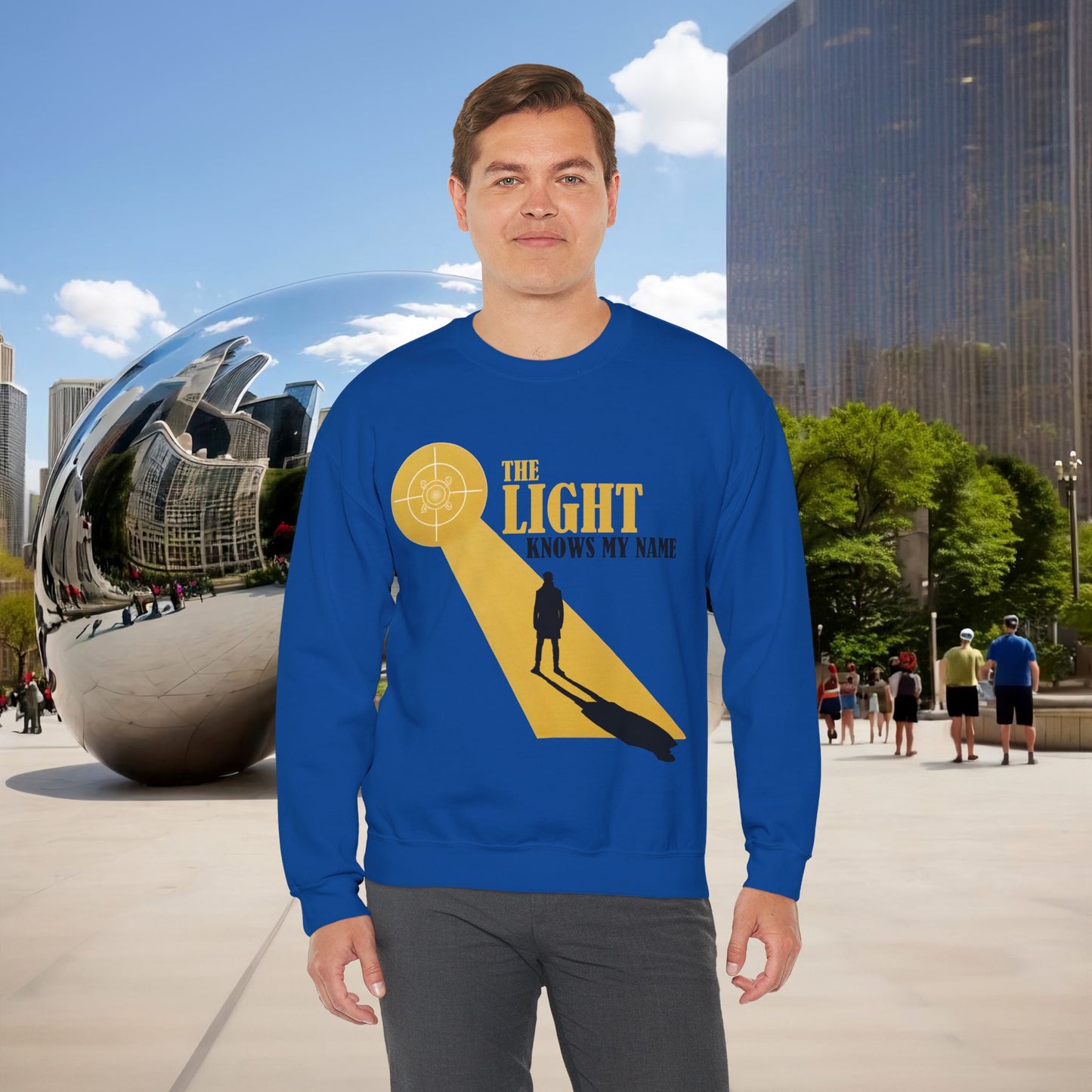 ☀️ Menaste "THE LIGHT KNOWS MY NAME" — Awakening Sweatshirt