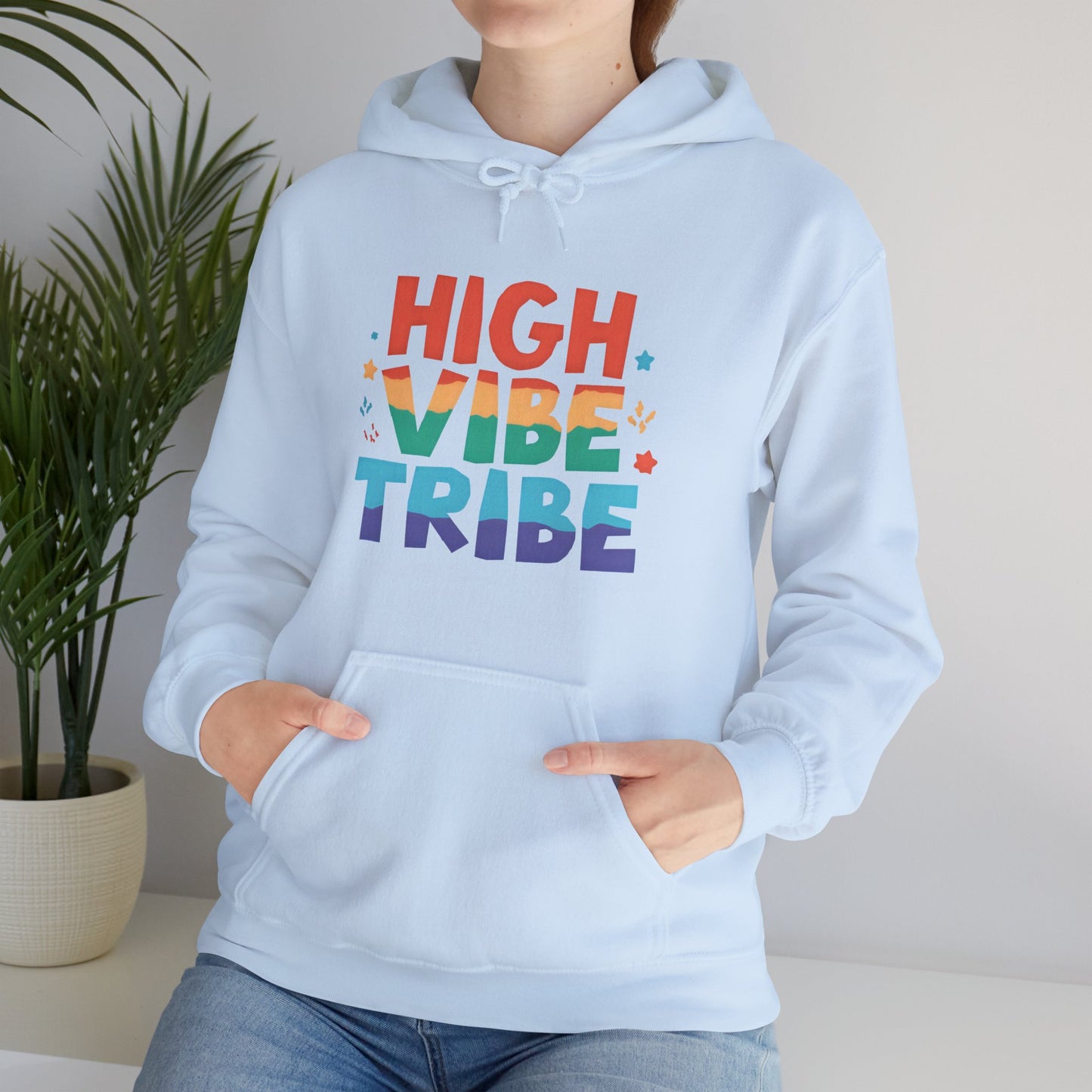 🌿High Vibe Tribe Hoodie – Spiritual Community Energy | Positive Vibes Unisex Hoodie✨🌀