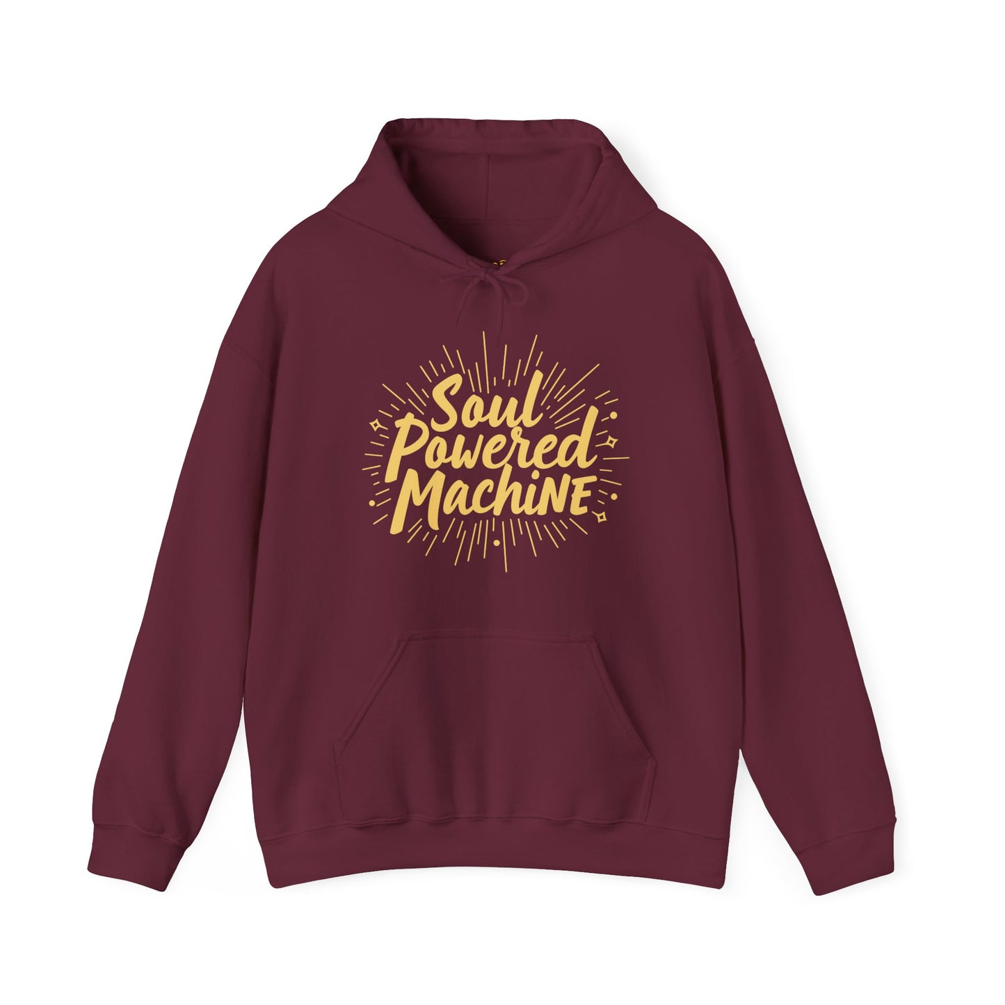 ⚡SOUL POWERED MACHINE Hoodie — Spirit in Motion, Power in Presence🔥💪