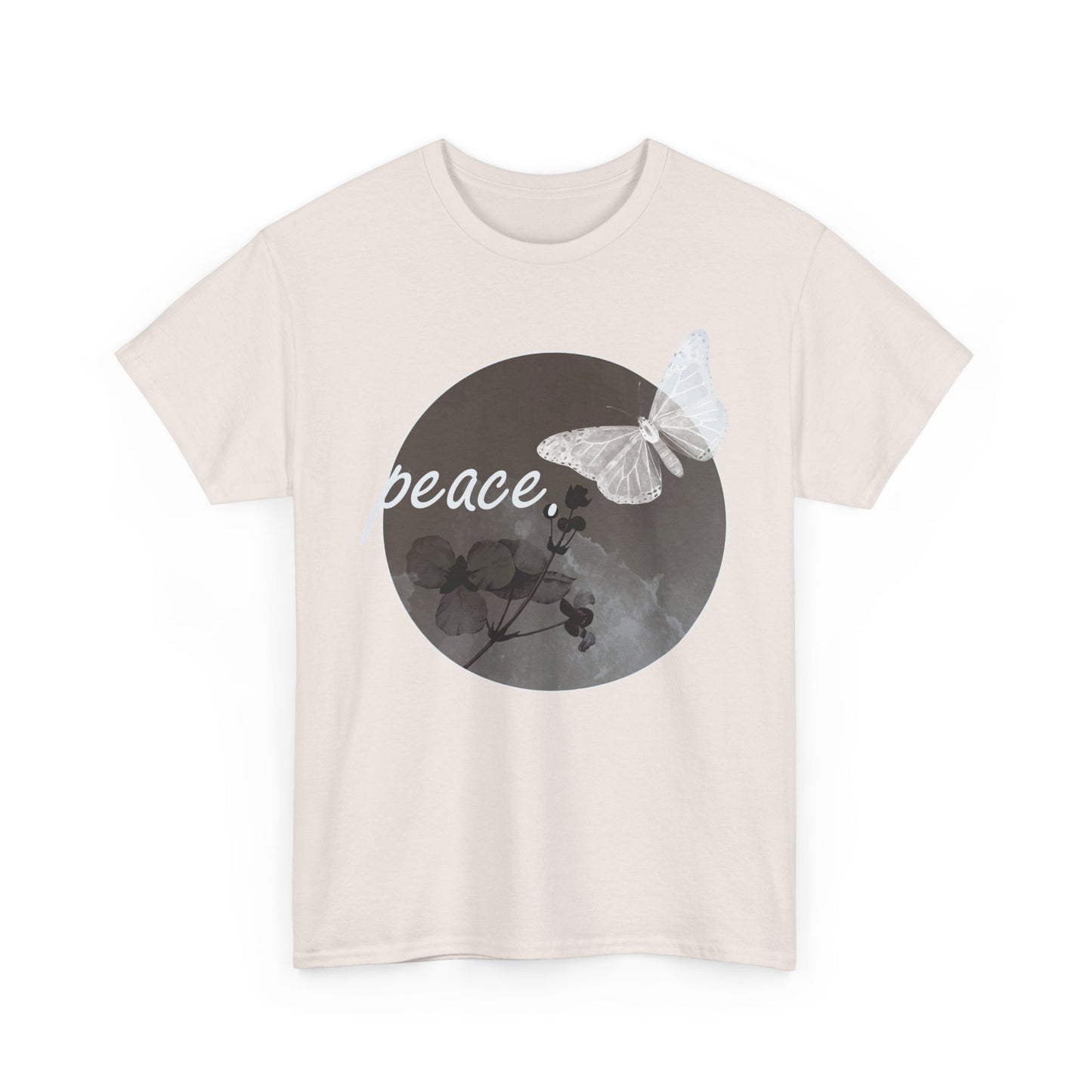 Peace Within Heavy Cotton Tee - Grace in Stillness