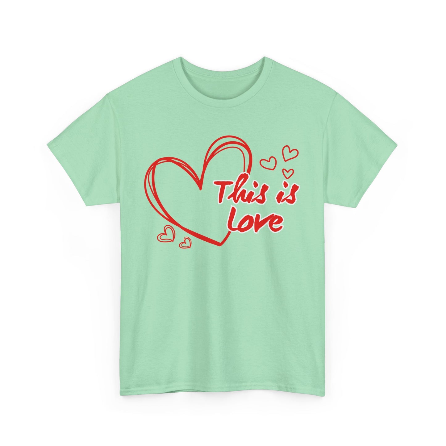 “This Is Love” Heavy Cotton Tee - A Celebration of Divine Connection