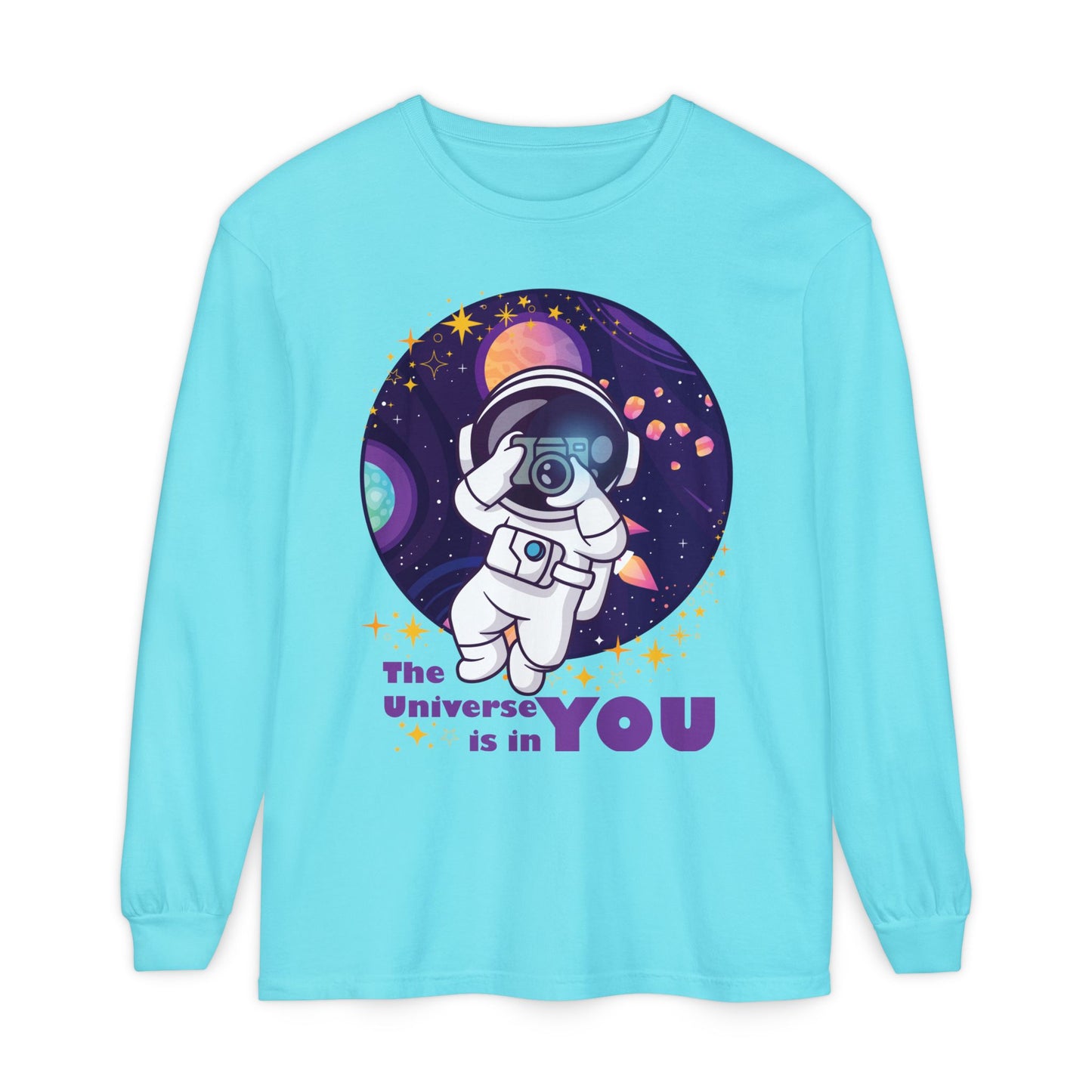 🌌The Universe Is in You - Cosmic Long Sleeve Tee