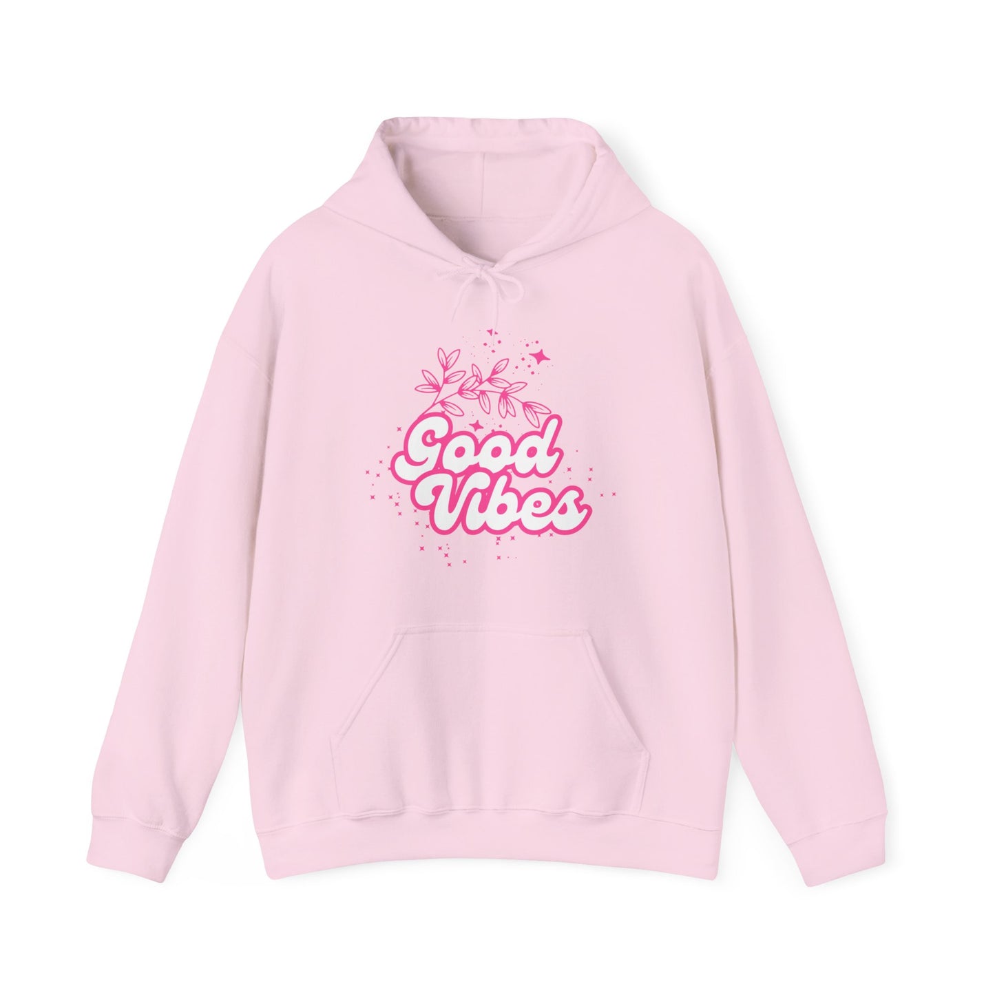 🌸Good Vibe Hoodie – Bloom in Positivity & Cosmic Light✨🌼