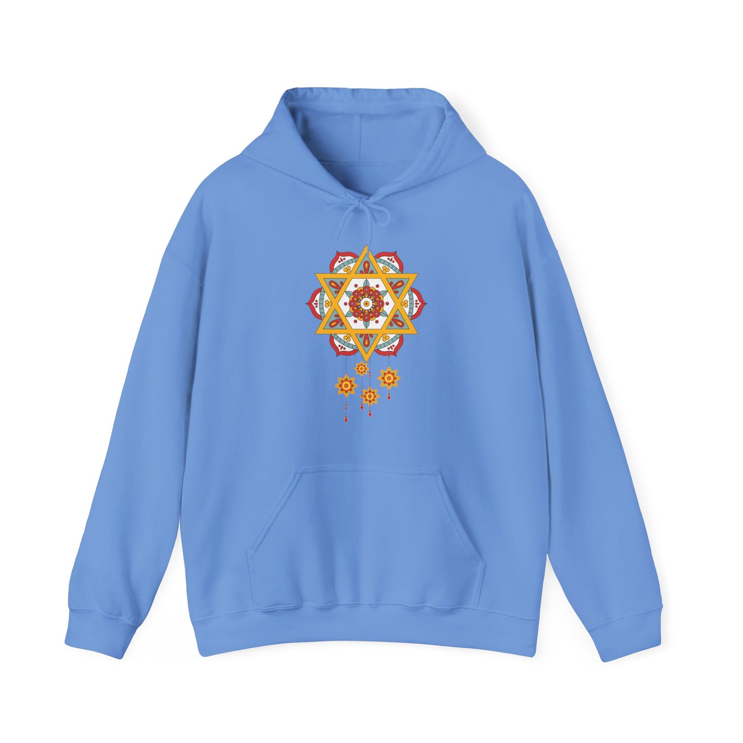 ✨Star Mandala Bloom Hoodie — Celestial Radiance Meets Earthly Grace🌸🌟🌀