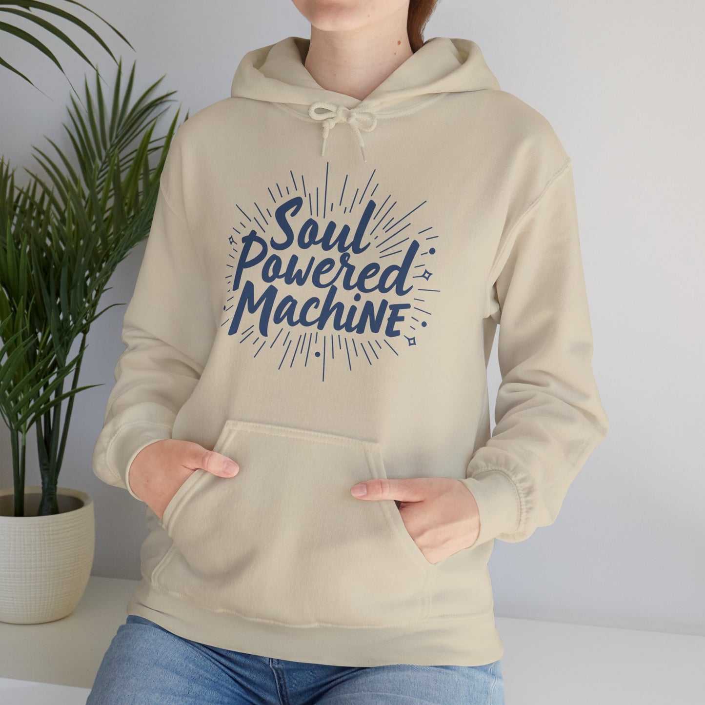 ⚡SOUL POWERED MACHINE Hoodie — Spirit in Motion, Power in Presence🔥💪