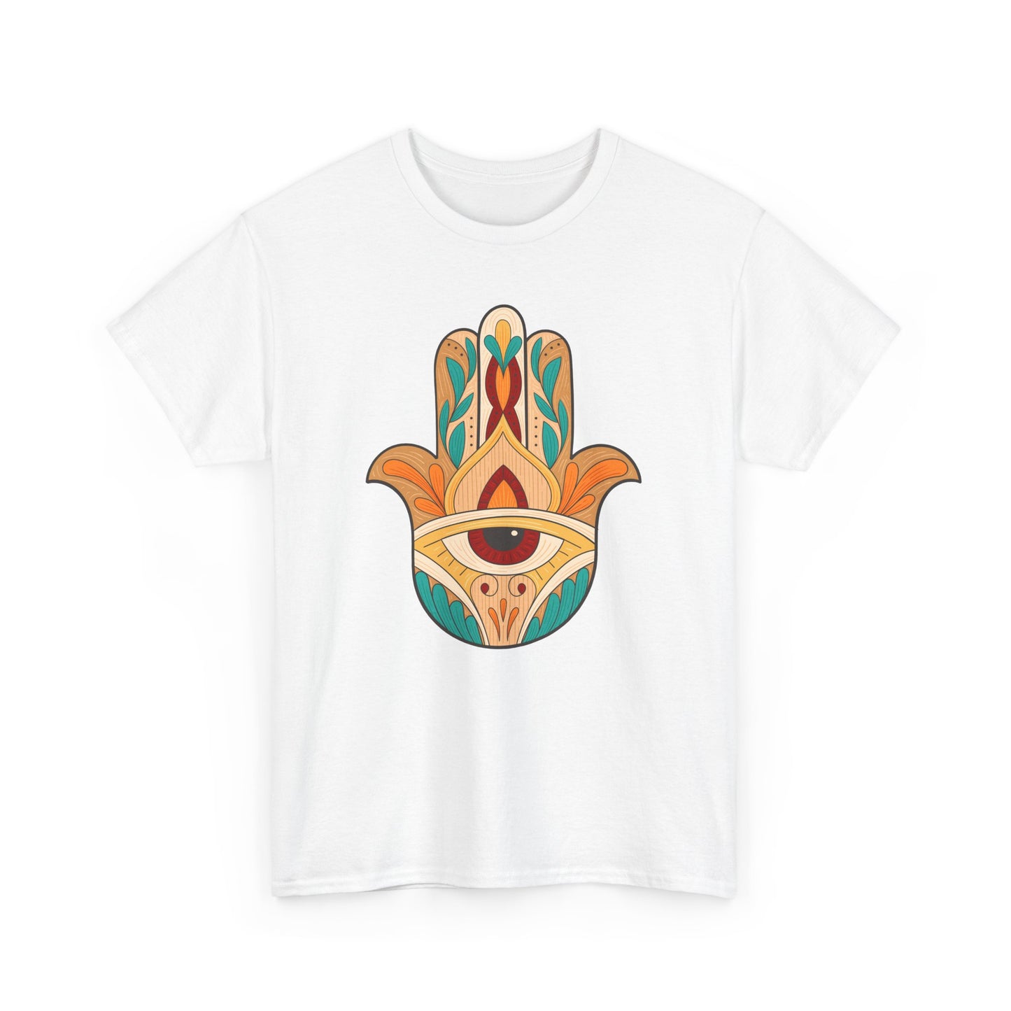 Sacred Shield Heavy Cotton Tee - Protection in Every Step