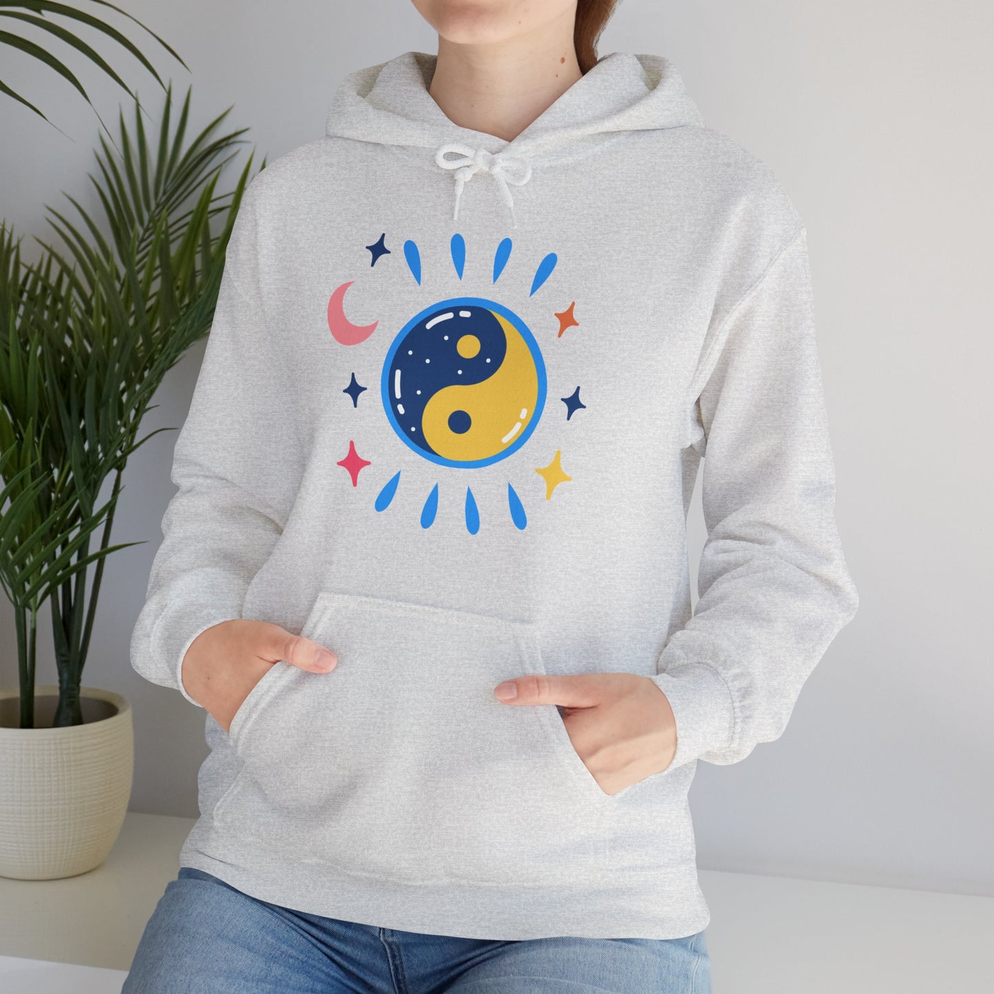 🌙Lunar Balance Hoodie - Wrapped in Cosmic Harmony ✨