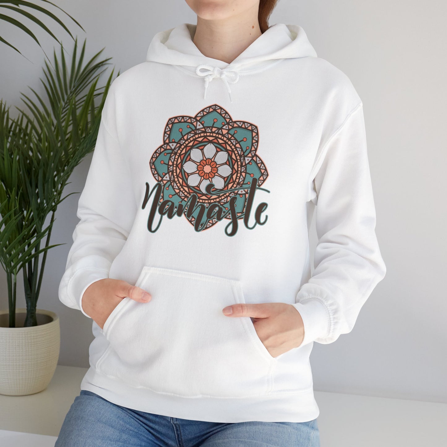 Namaste Hoodie – Wearable Calm & Inner Light🌸🕊️