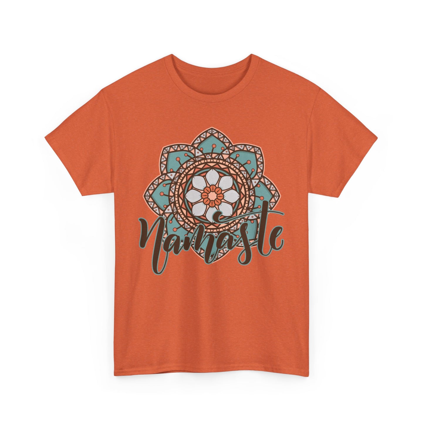 Namaste Vibes- Vintage Mandala Spirit Heavy Cotton Tee