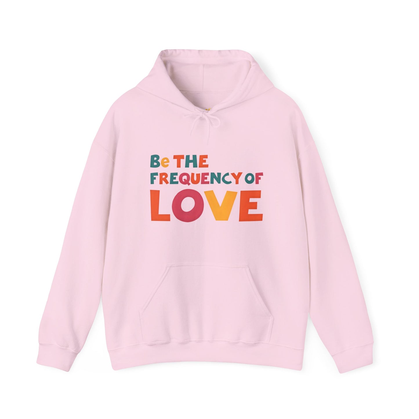 🌠Be the Frequency of Love Hoodie – Colorful Spiritual Vibes | Raise Your Energy Hoodie🌀💖